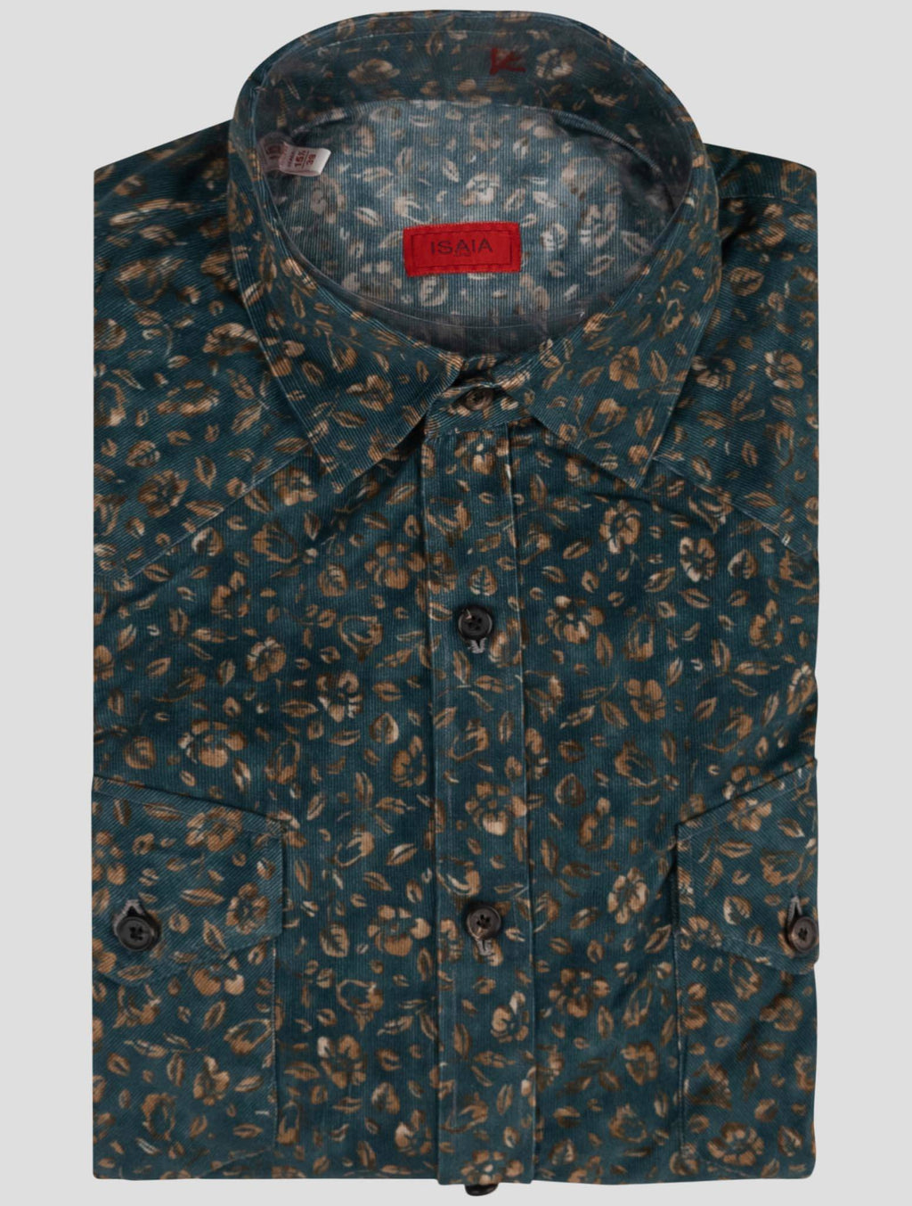 Isaia Multicolor Cotton Shirt