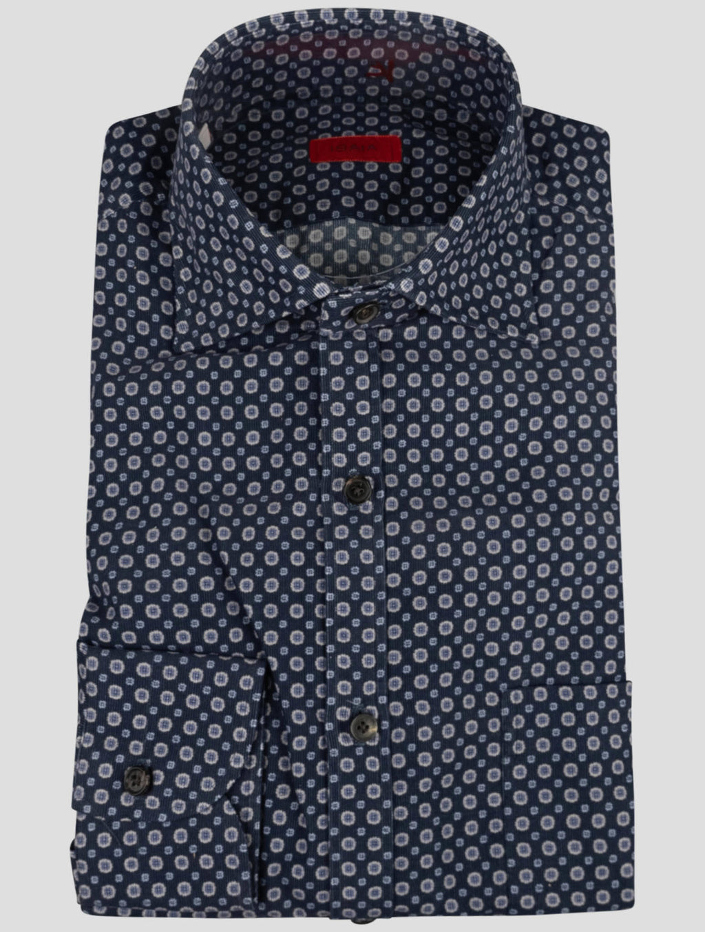 Isaia Blue Cotton Shirt