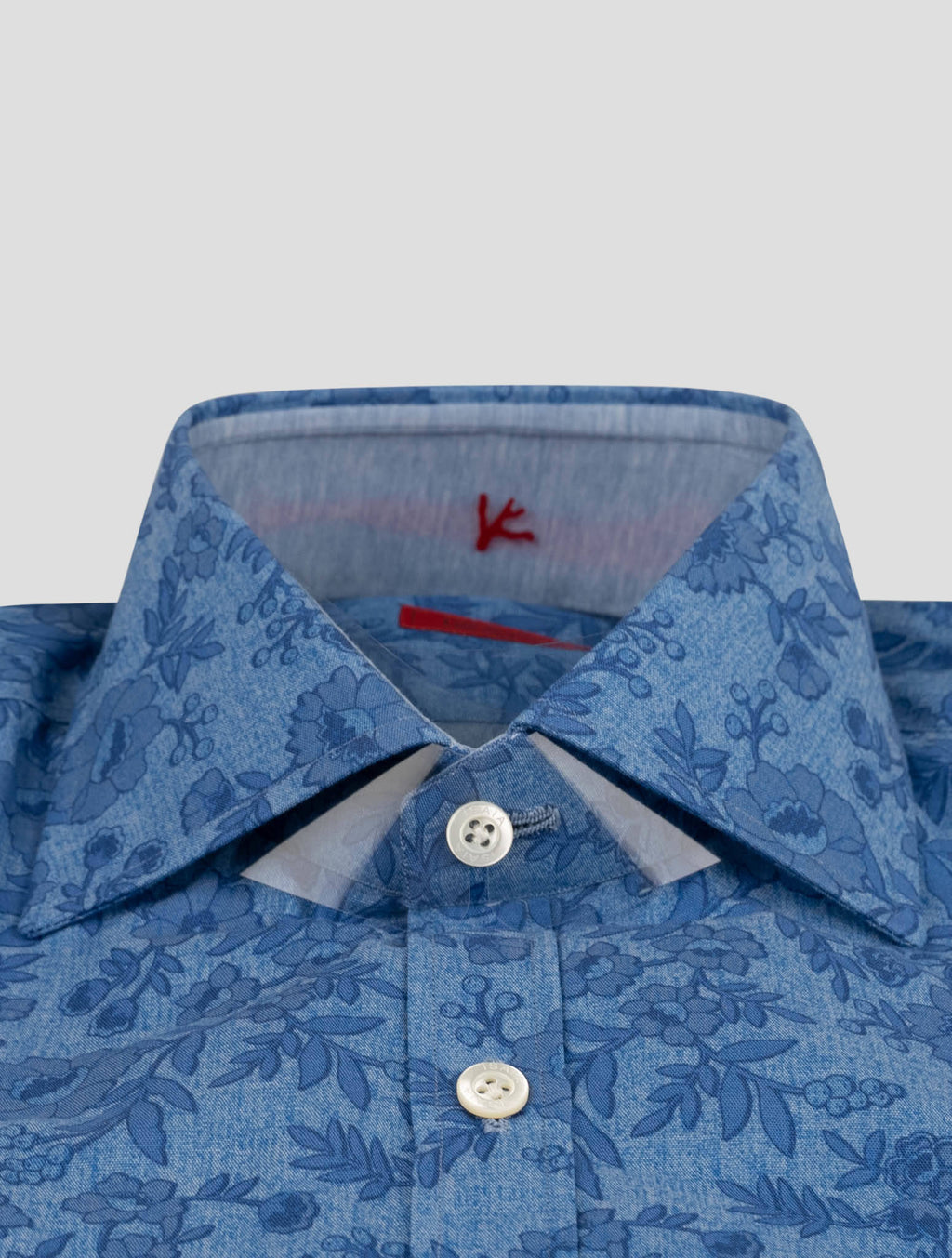 Isaia Isaia Blue Cotton Shirt Blue 001