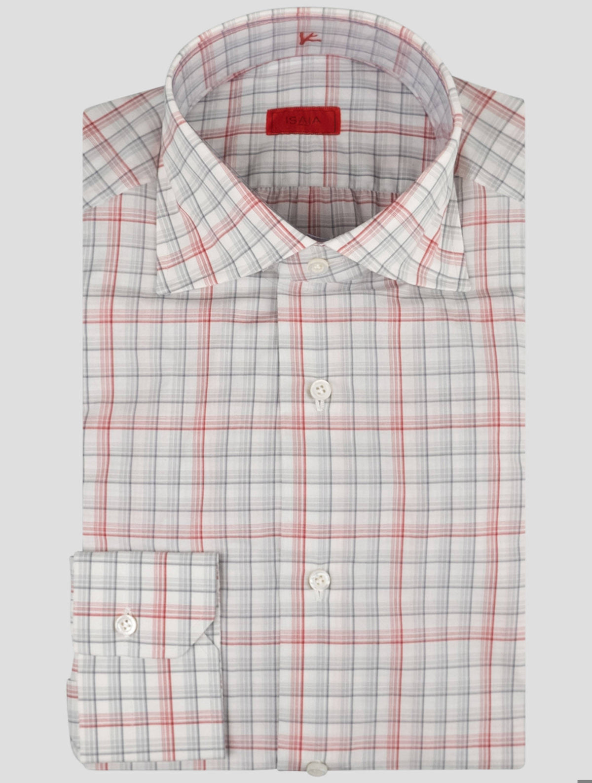 Isaia Multicolor Cotton Shirt