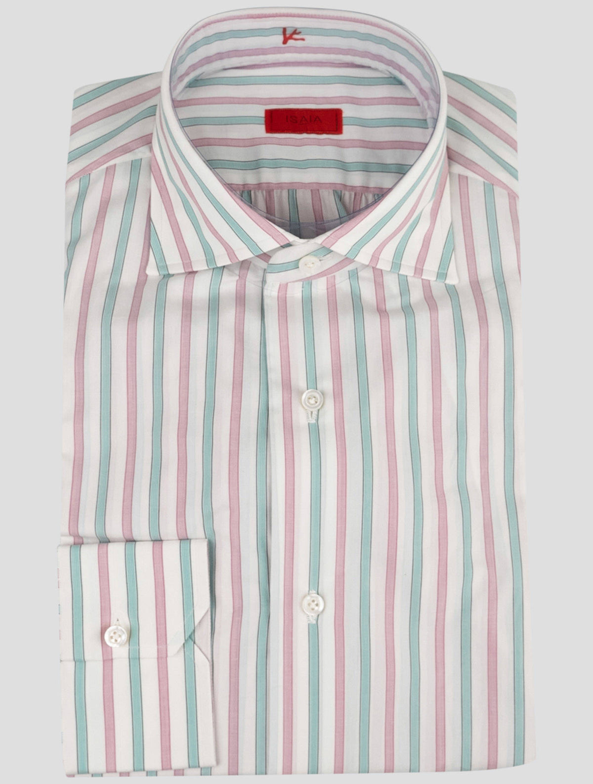 Isaia Multicolor Cotton Shirt