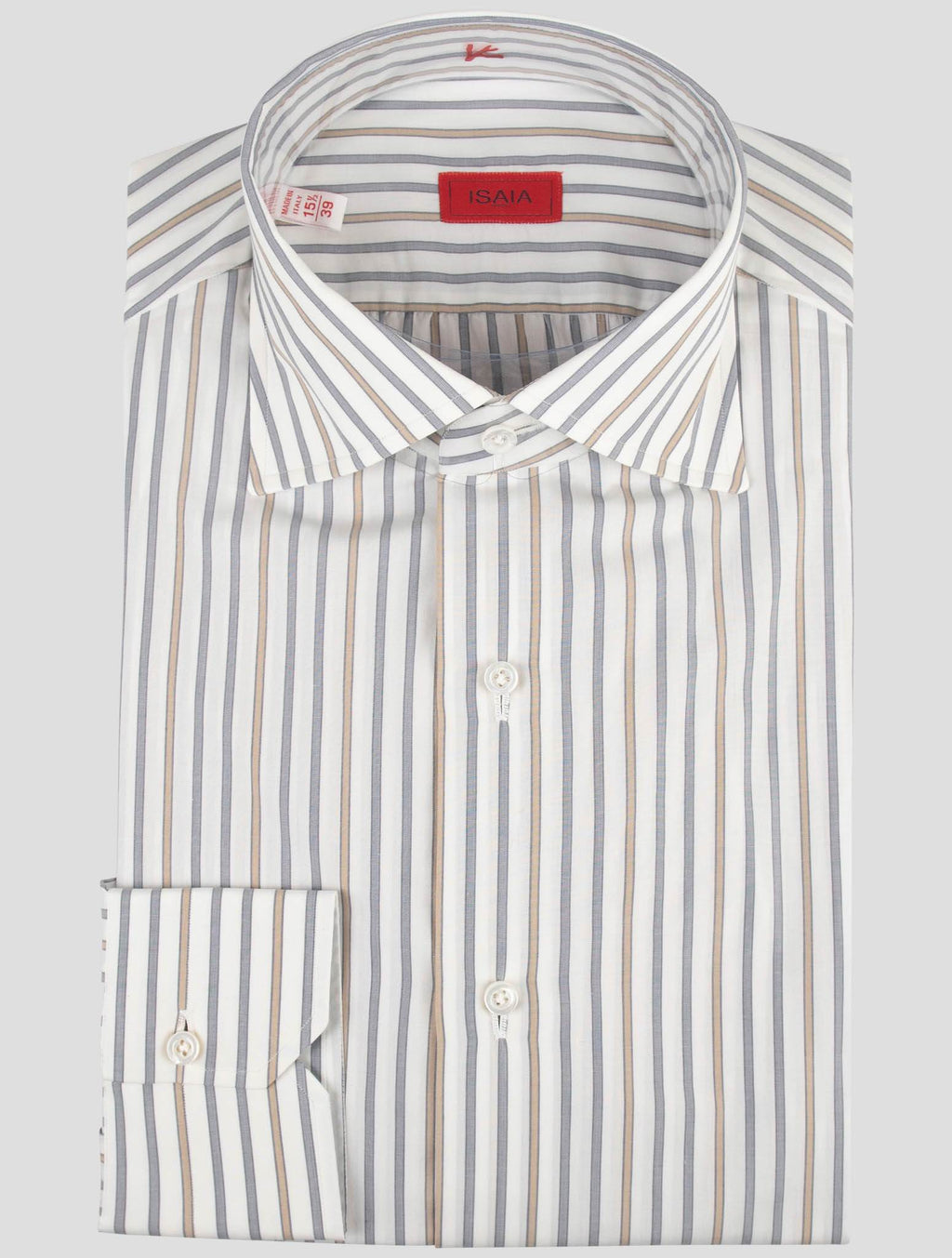 Isaia Multicolor Cotton Shirt