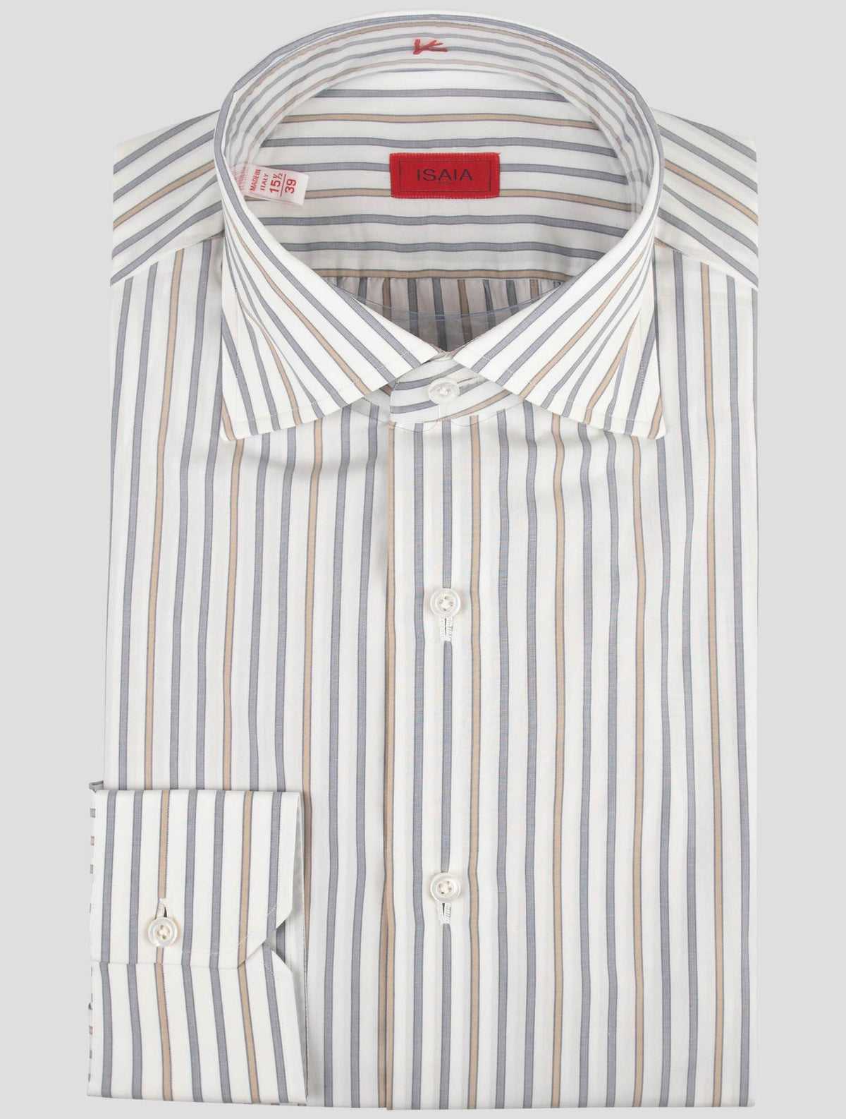Isaia Multicolor Cotton Shirt