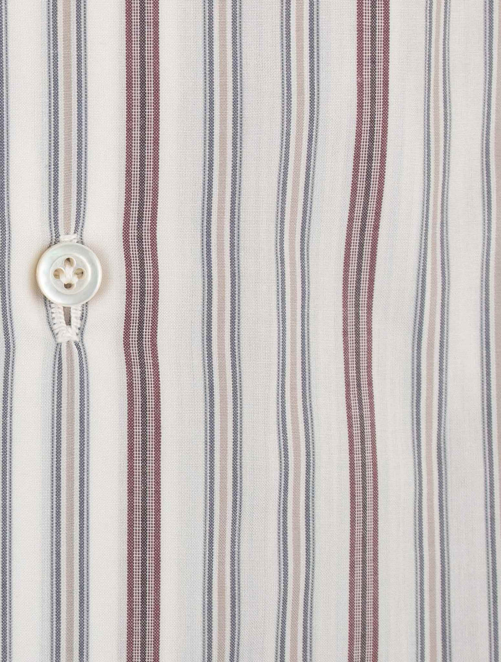 Isaia Multicolor Cotton Shirt