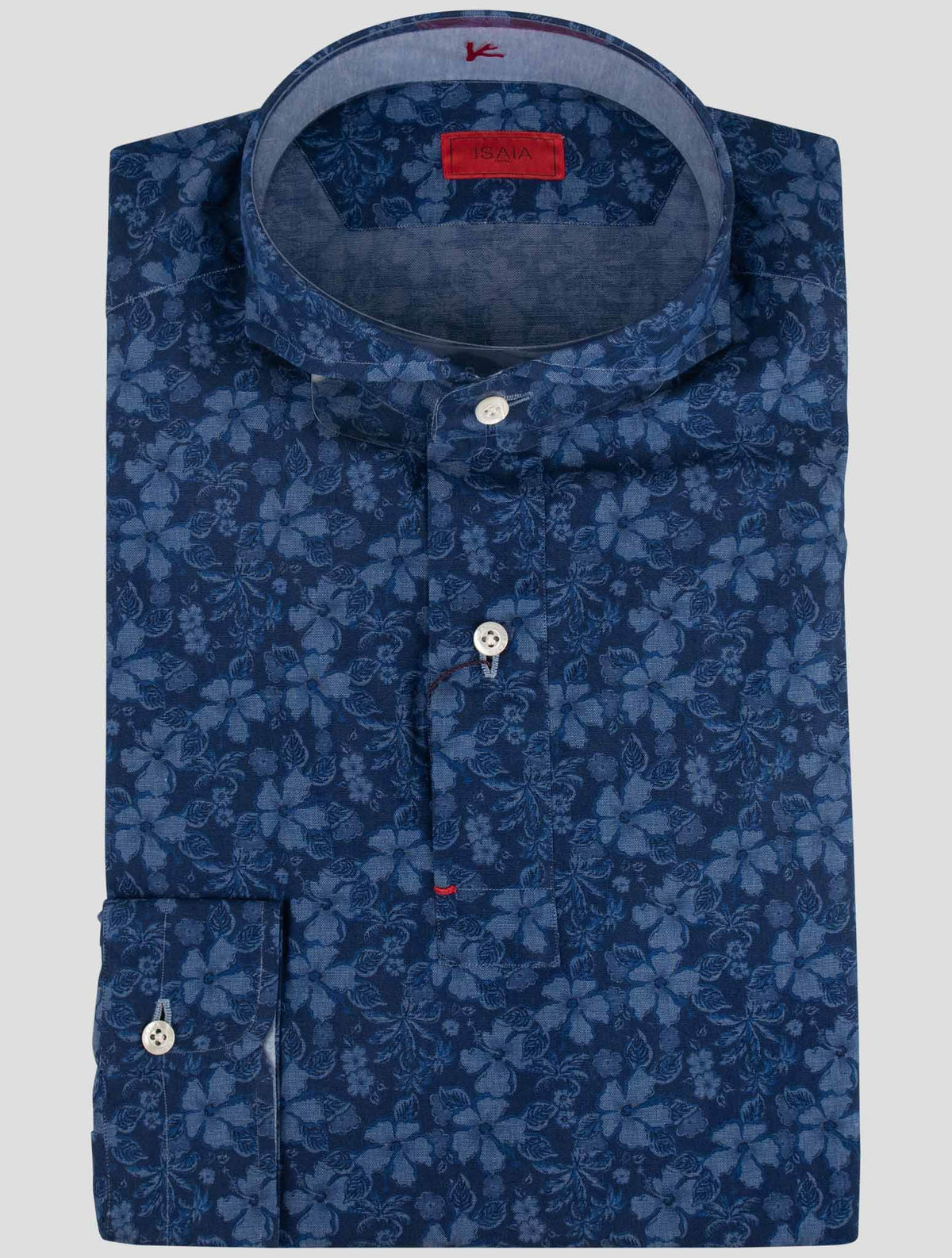 Isaia Isaia Blue Cotton Sweater Polo Blue 000
