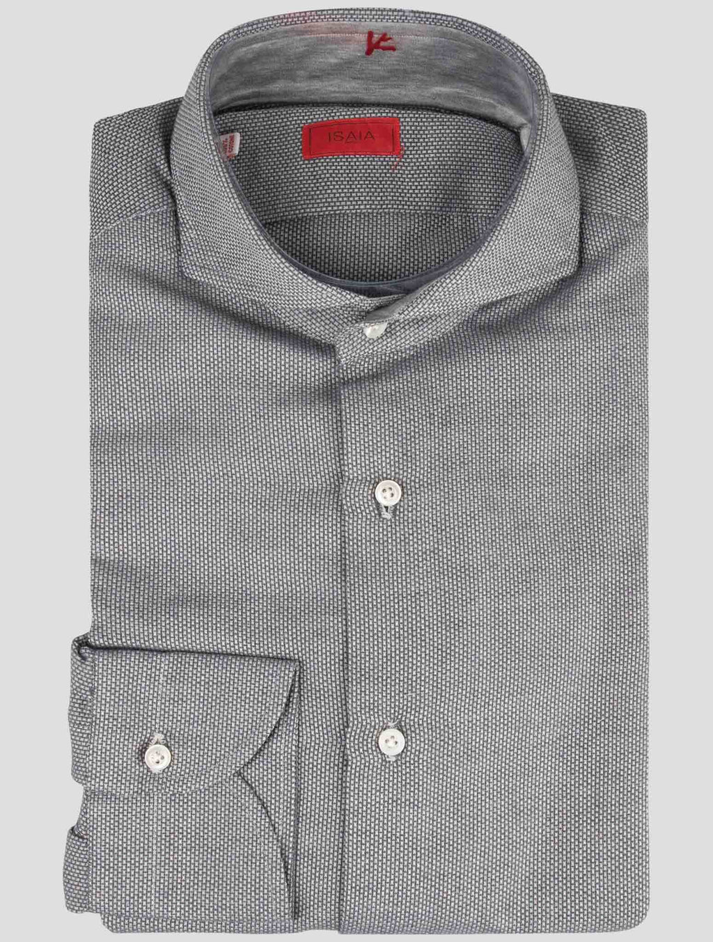 Isaia Blue Cotton Shirt
