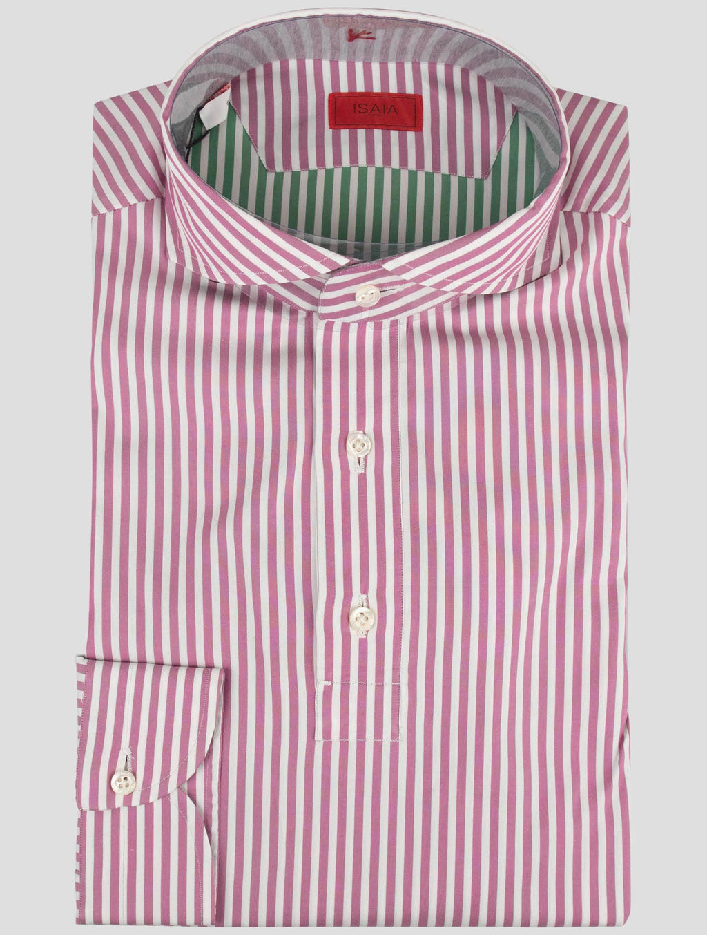 Isaia Isaia Pink Cotton Sweater Polo Pink / White 000