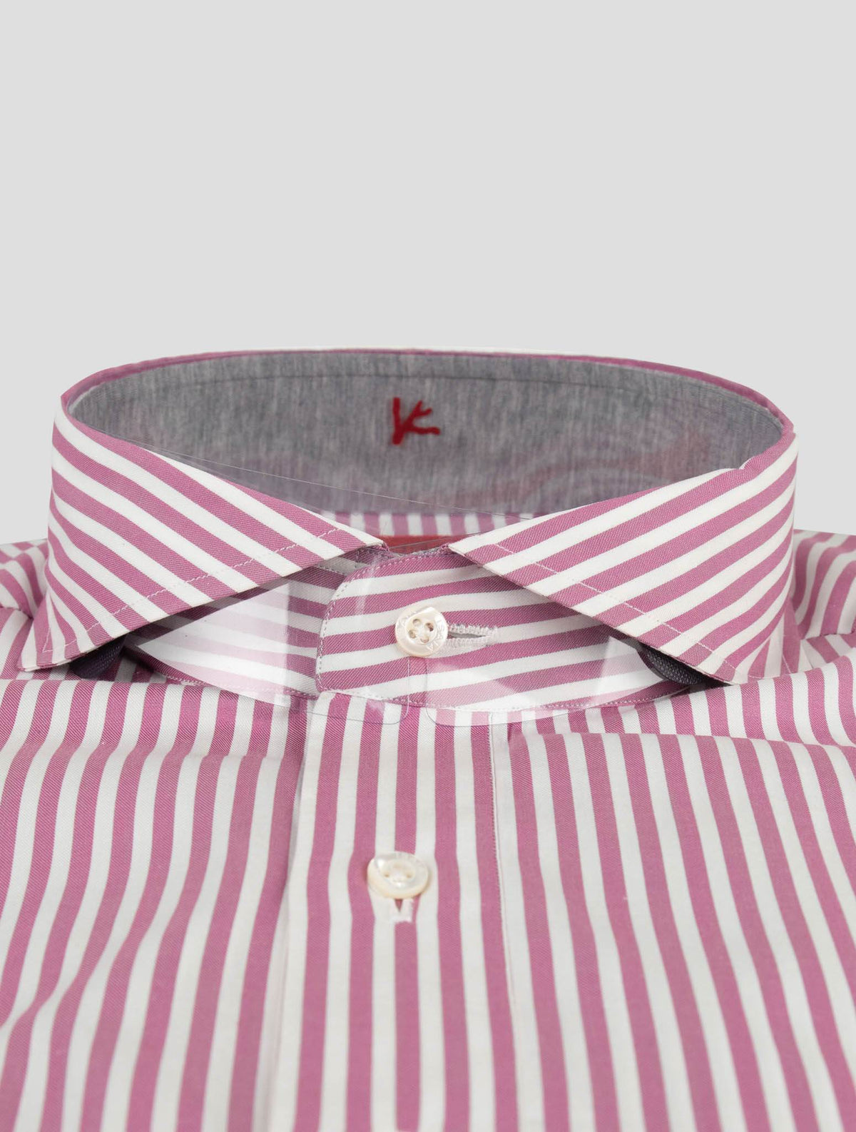 Isaia Isaia Pink Cotton Sweater Polo Pink / White 001