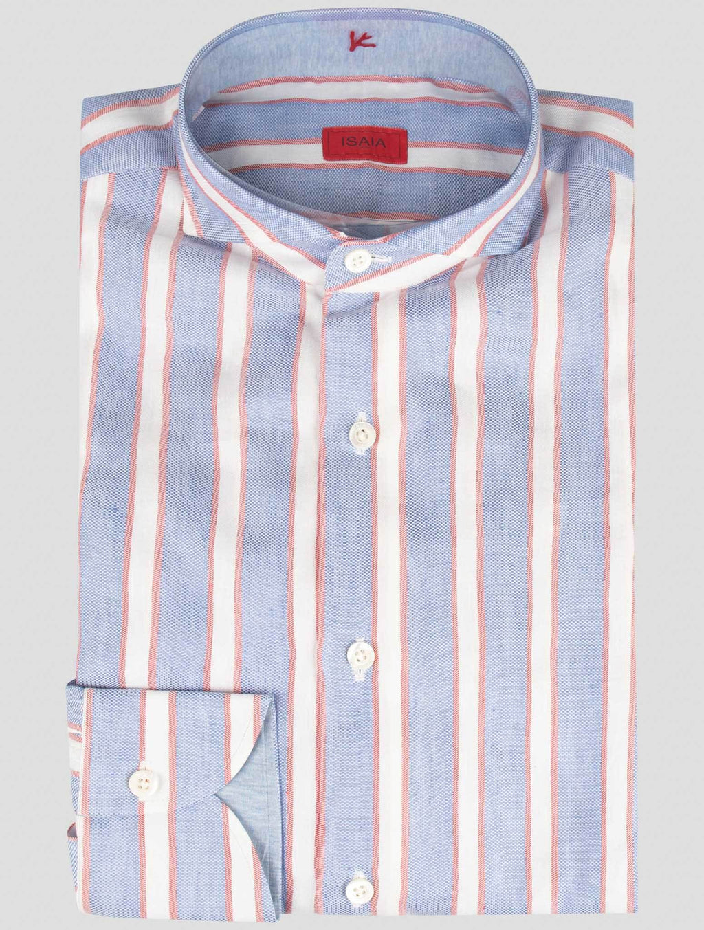 Isaia Isaia Multicolor Linen Cotton Shirt Multicolor 000