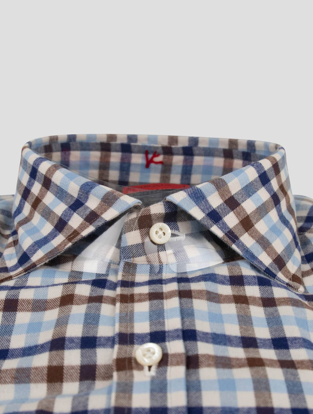 Isaia Isaia Multicolor Cotton Shirt Multicolor 001