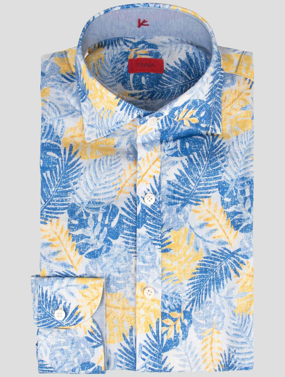 Isaia Isaia Multicolor Linen Shirt Multicolor 000
