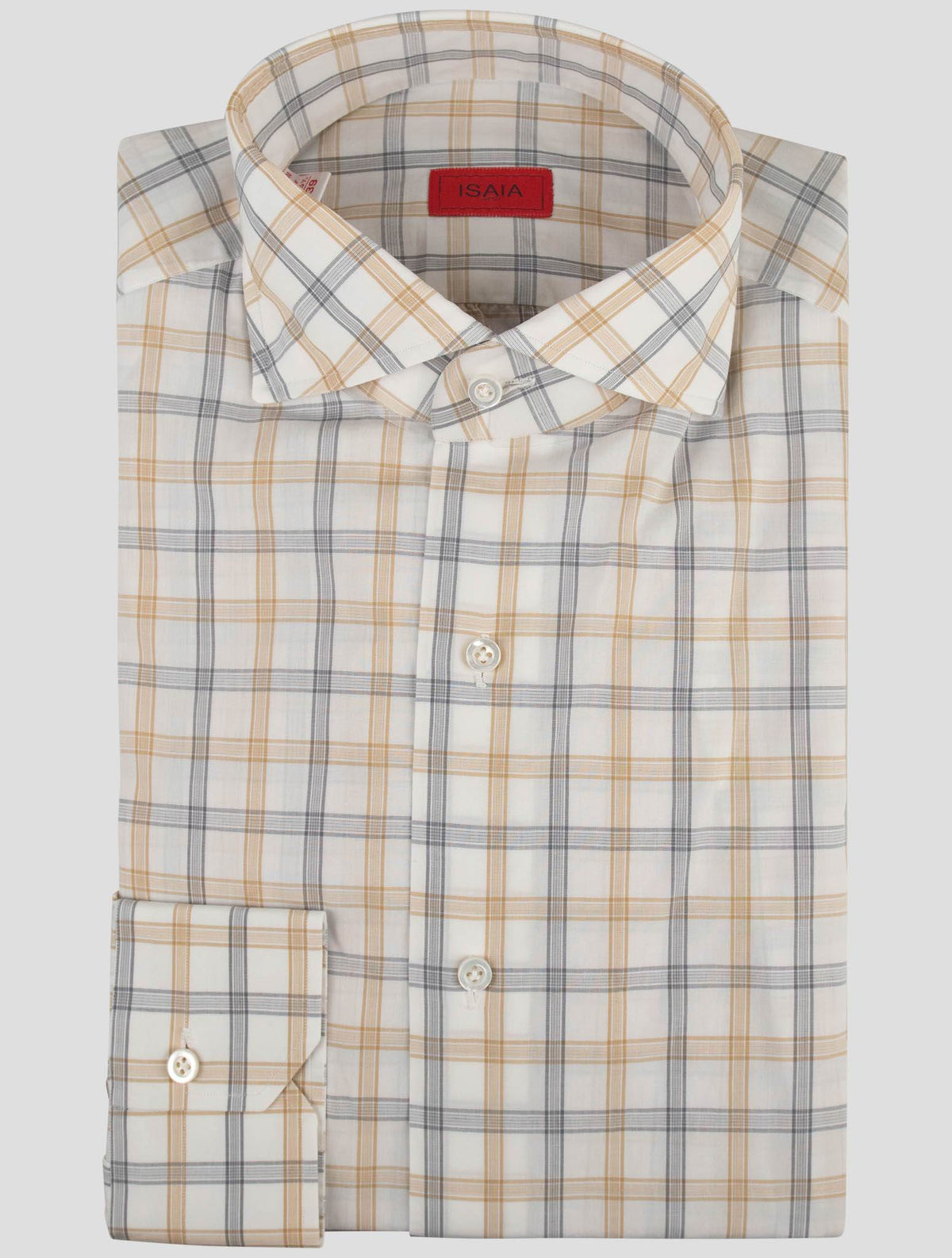 Isaia Multicolor Cotton Shirt
