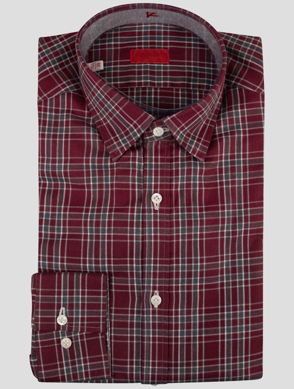 Isaia Multicolor Cotton Shirt