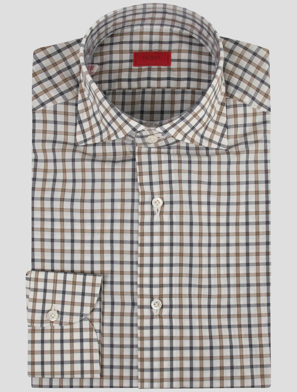 Isaia Multicolor Cotton Shirt