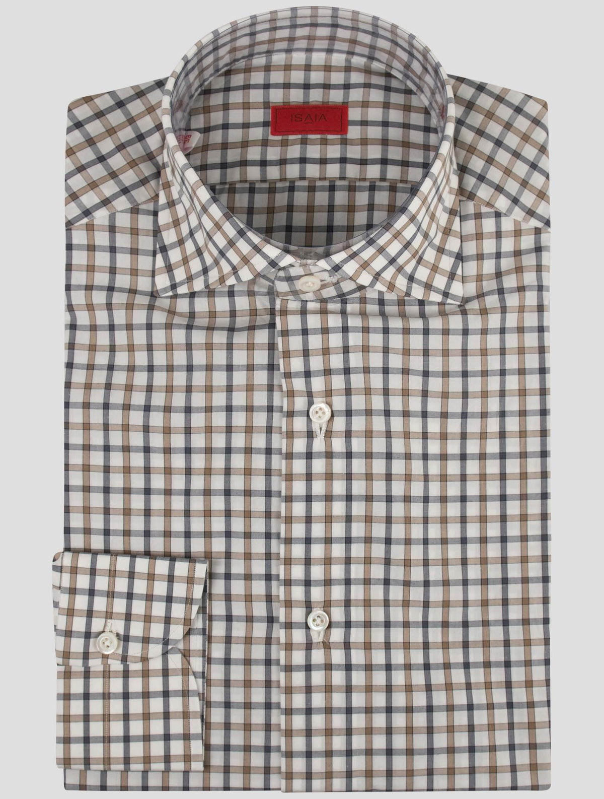 Isaia Multicolor Cotton Shirt