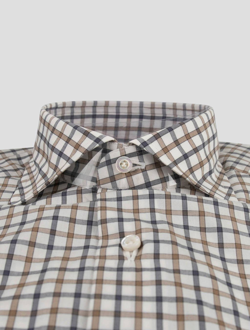 Isaia Isaia Multicolor Cotton Shirt Multicolor 001