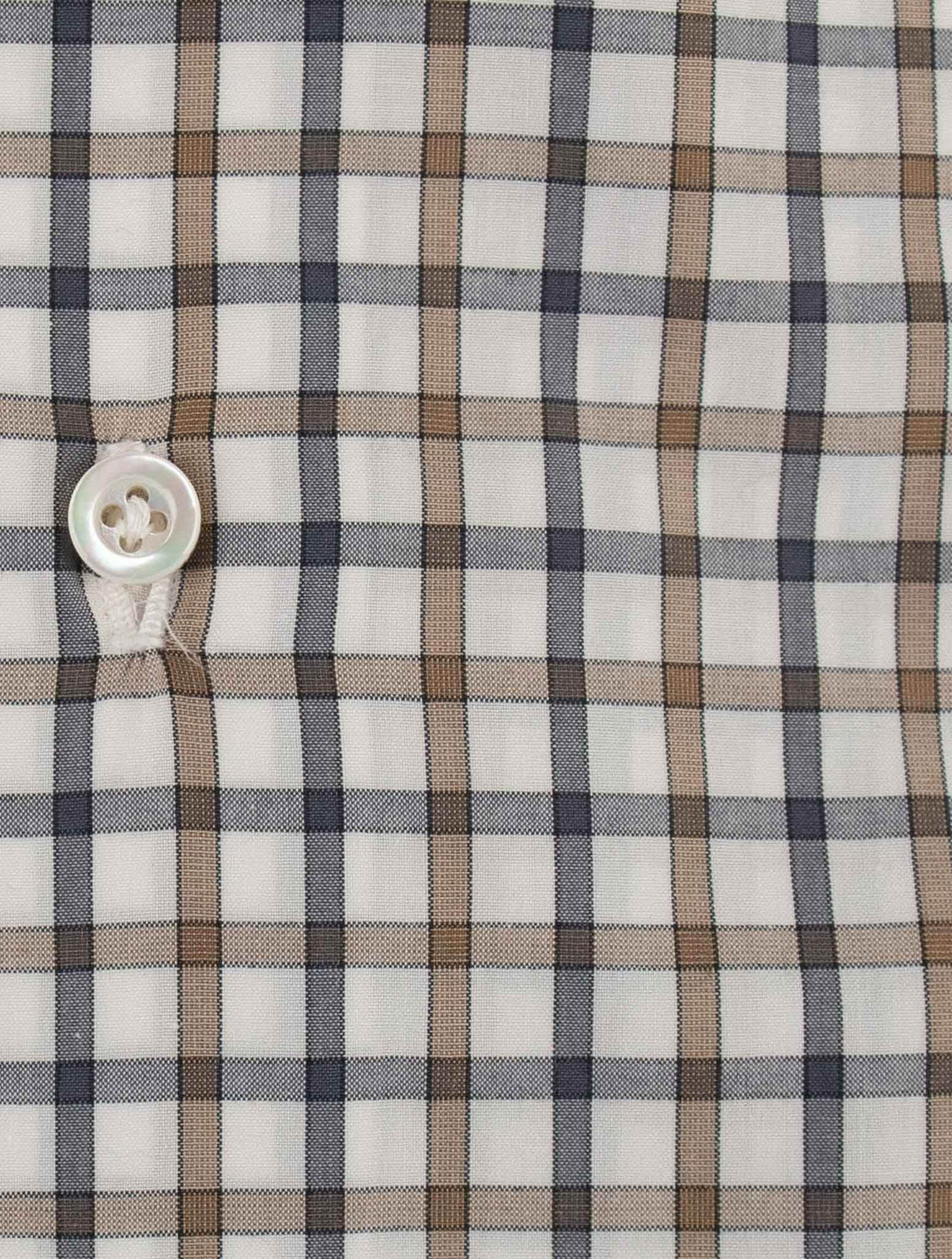 Isaia Multicolor Cotton Shirt