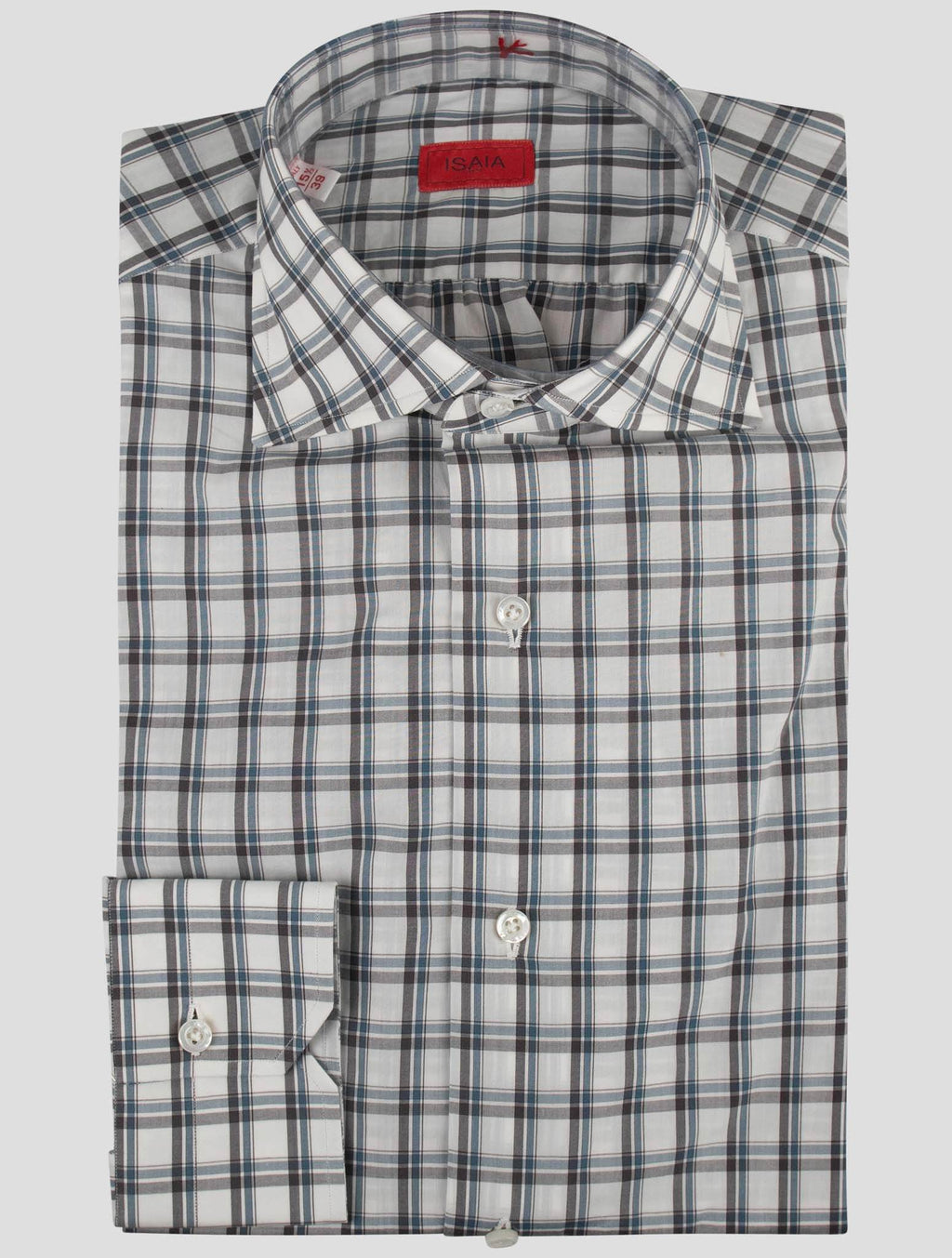 Isaia Multicolor Cotton Shirt