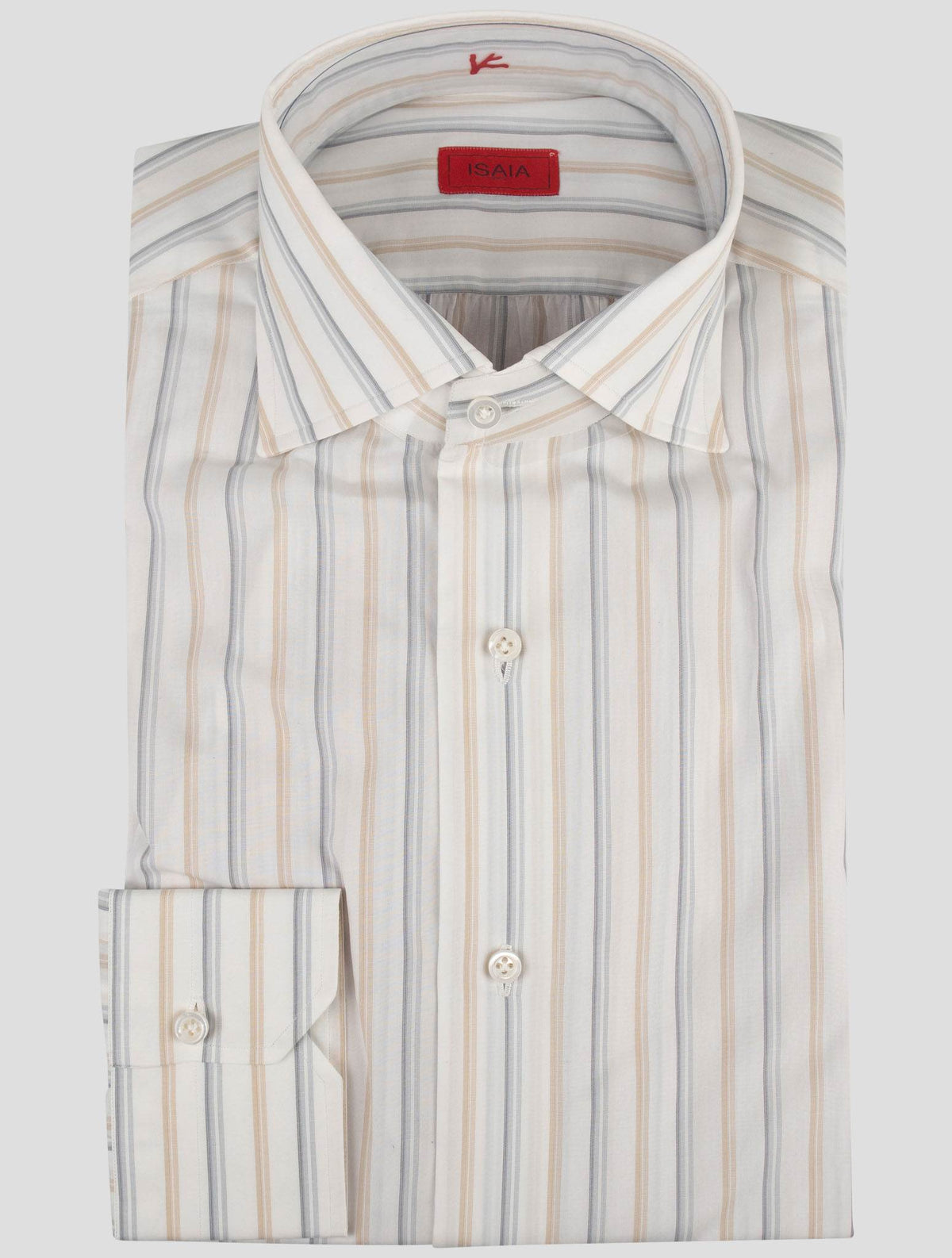 Isaia Multicolor Cotton Shirt