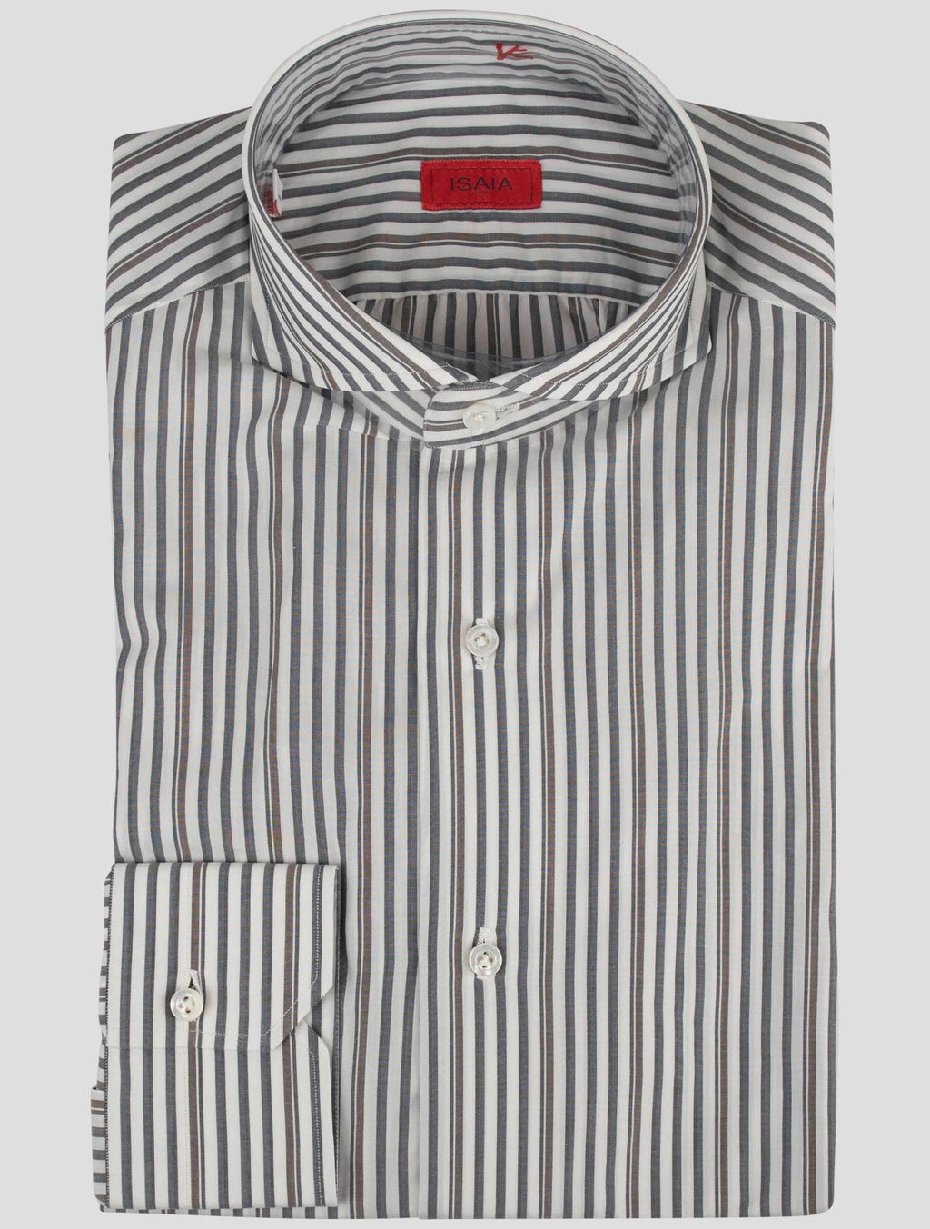 Isaia Multicolor Cotton Shirt