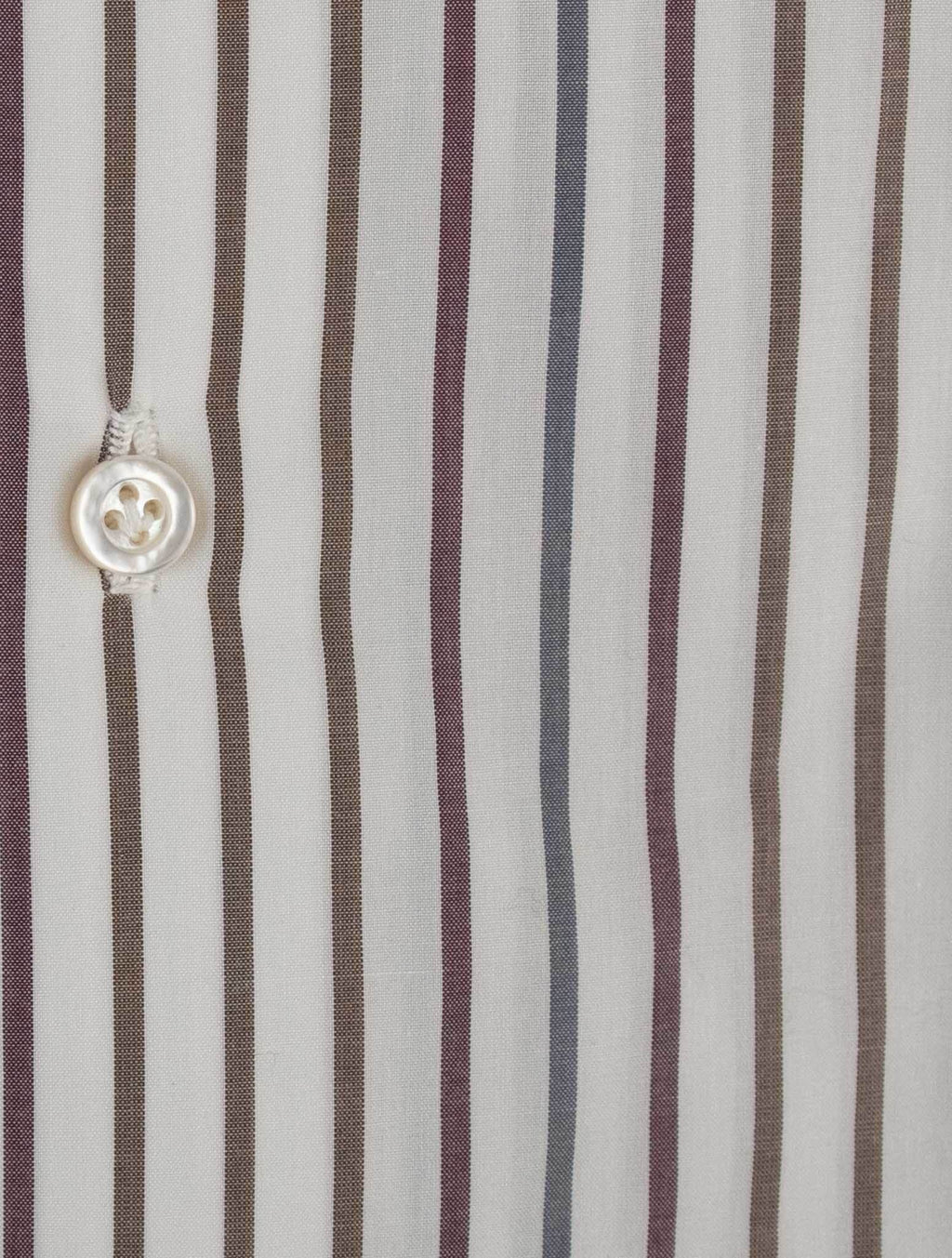 Isaia Multicolor Cotton Shirt