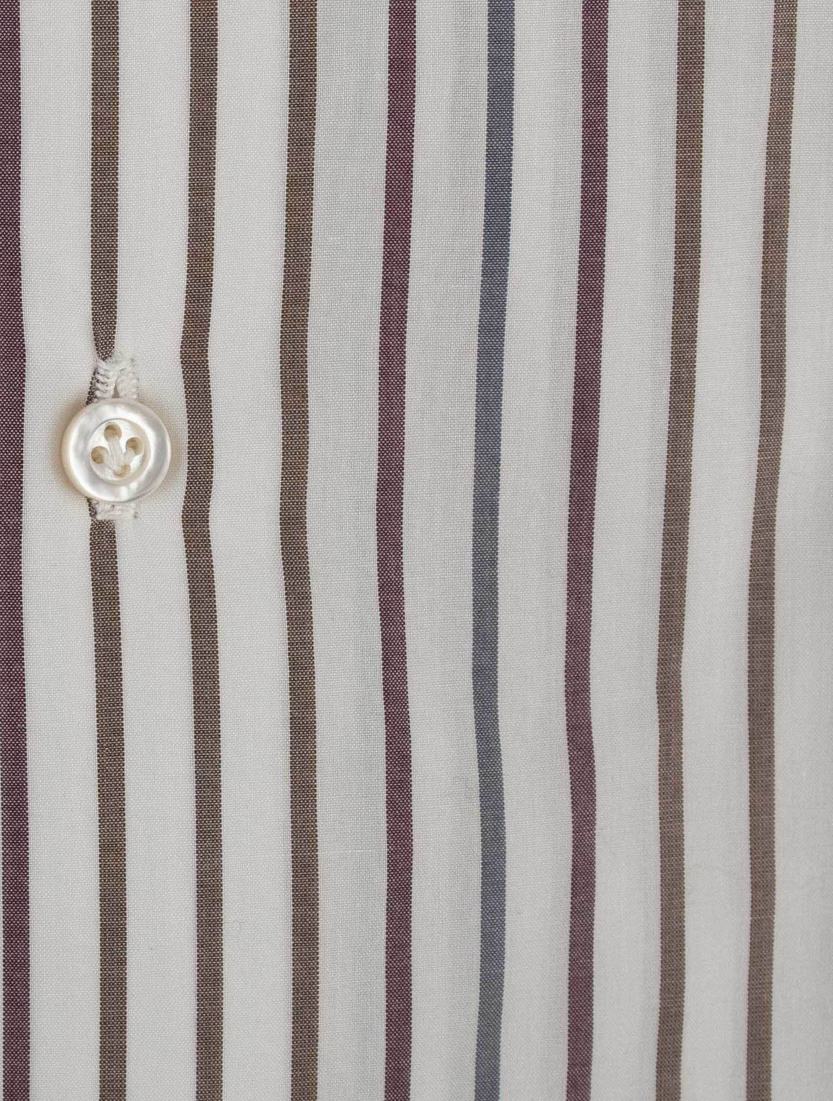 Isaia Multicolor Cotton Shirt