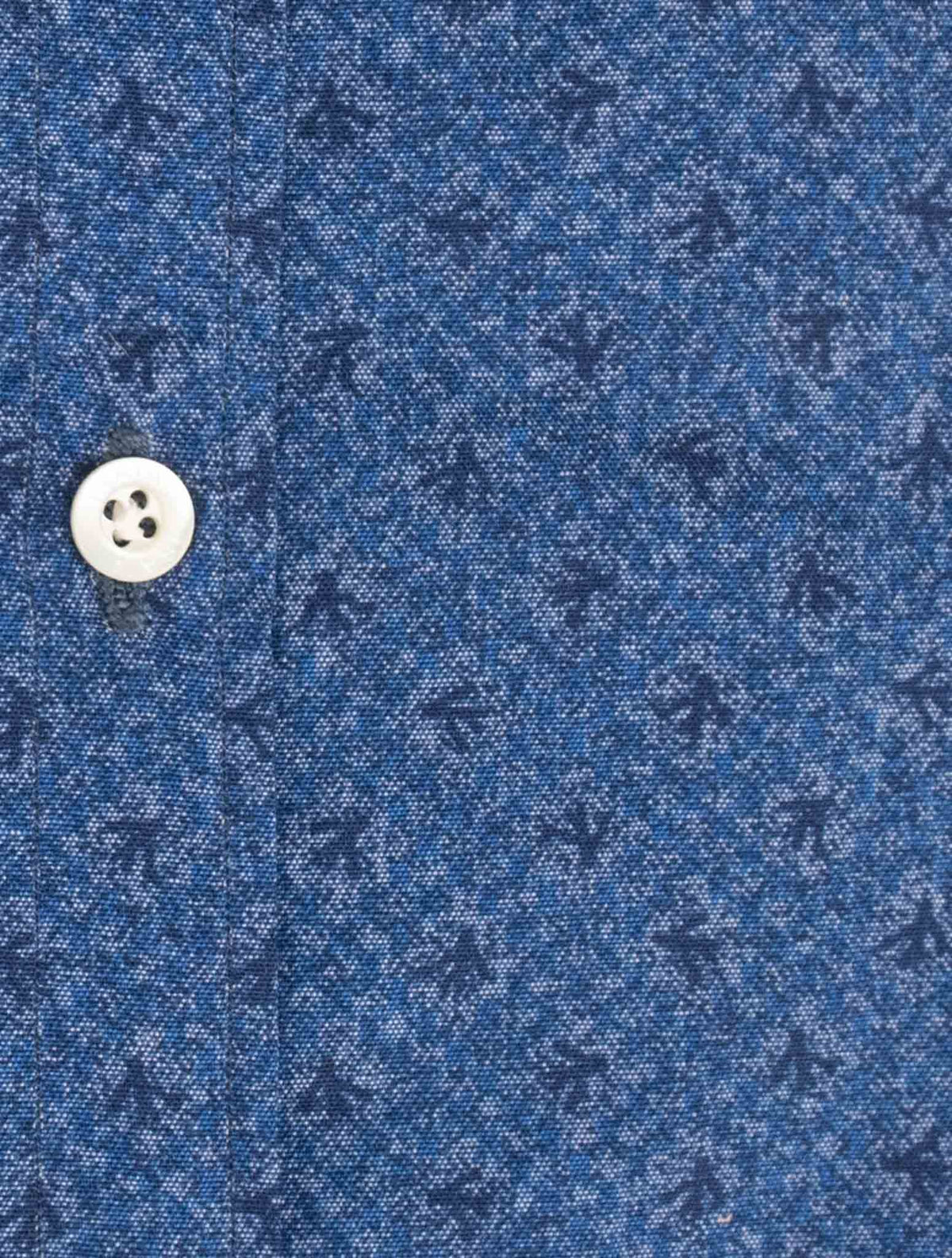 Isaia Blue Cotton Shirt
