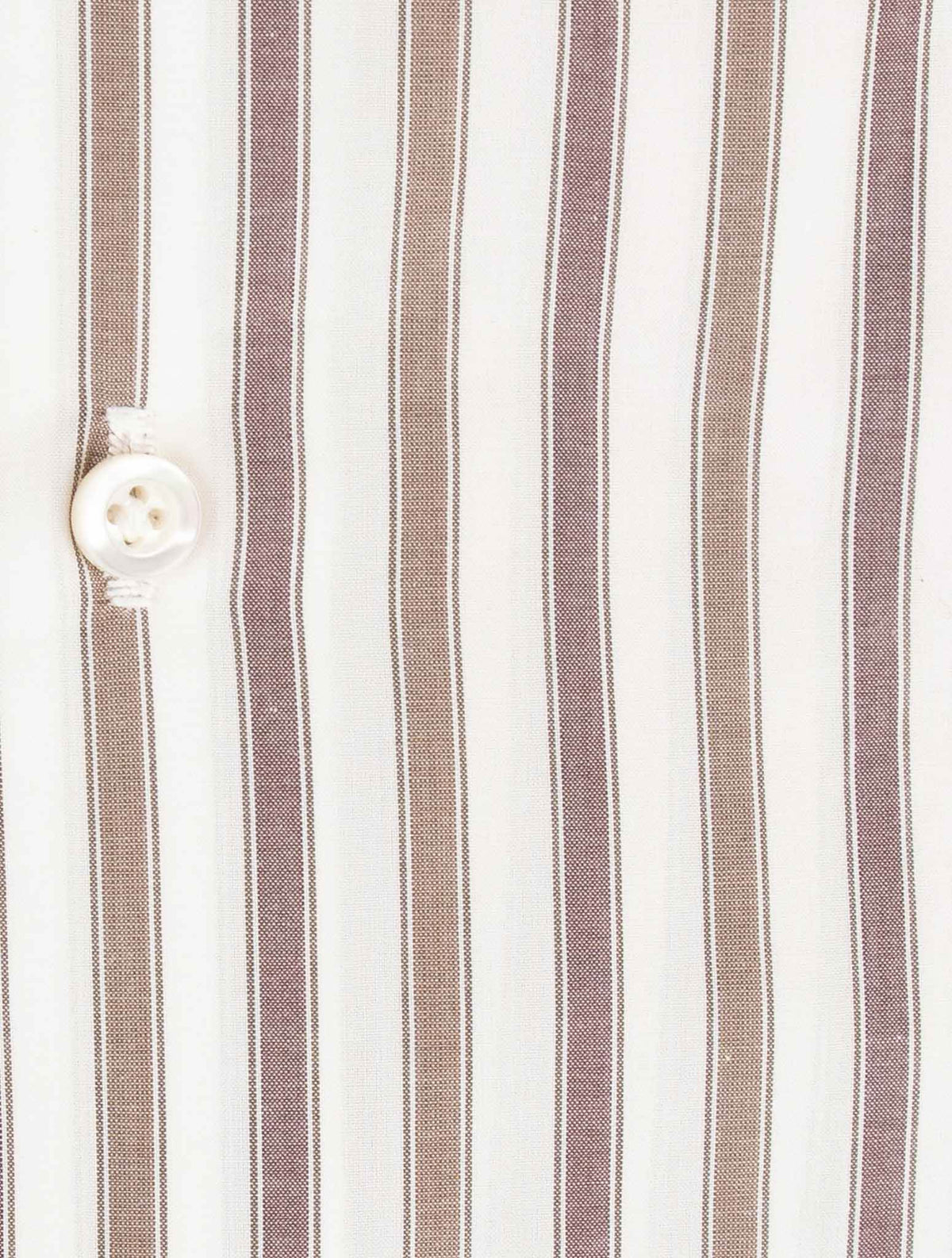 Isaia White Cotton Shirt