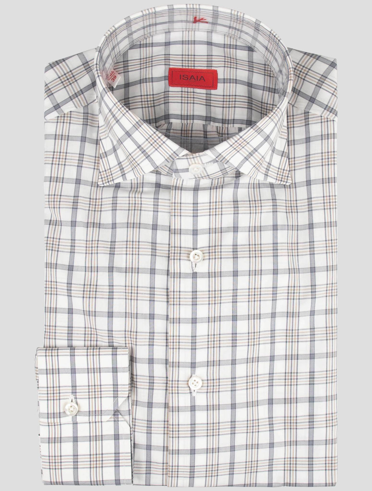 Isaia Multicolor Cotton Shirt