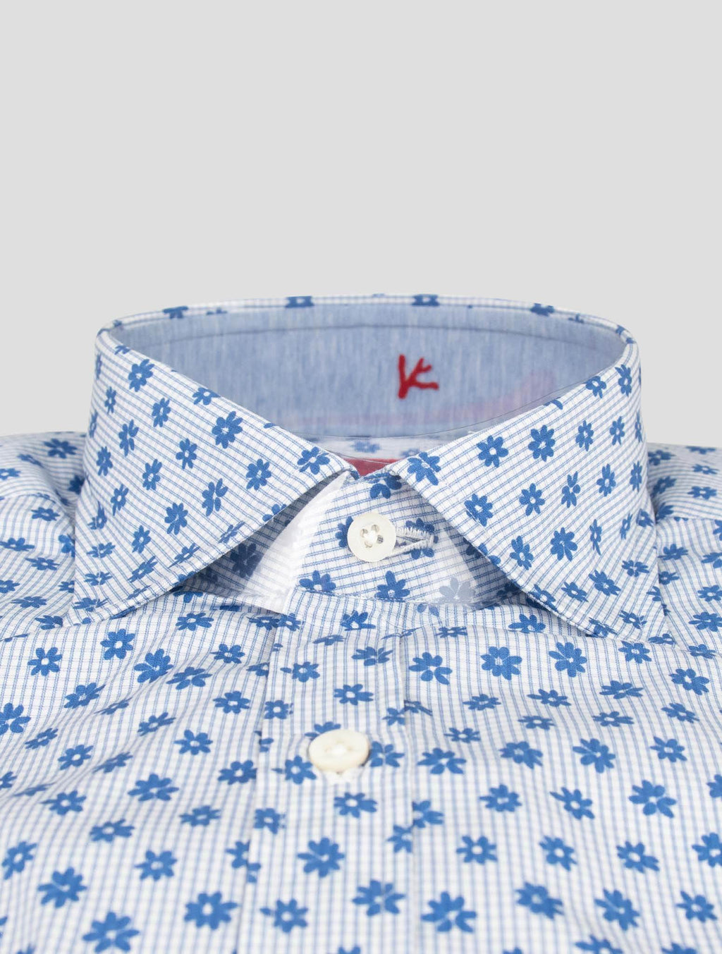 Isaia Isaia Blue Cotton Shirt Blue 001