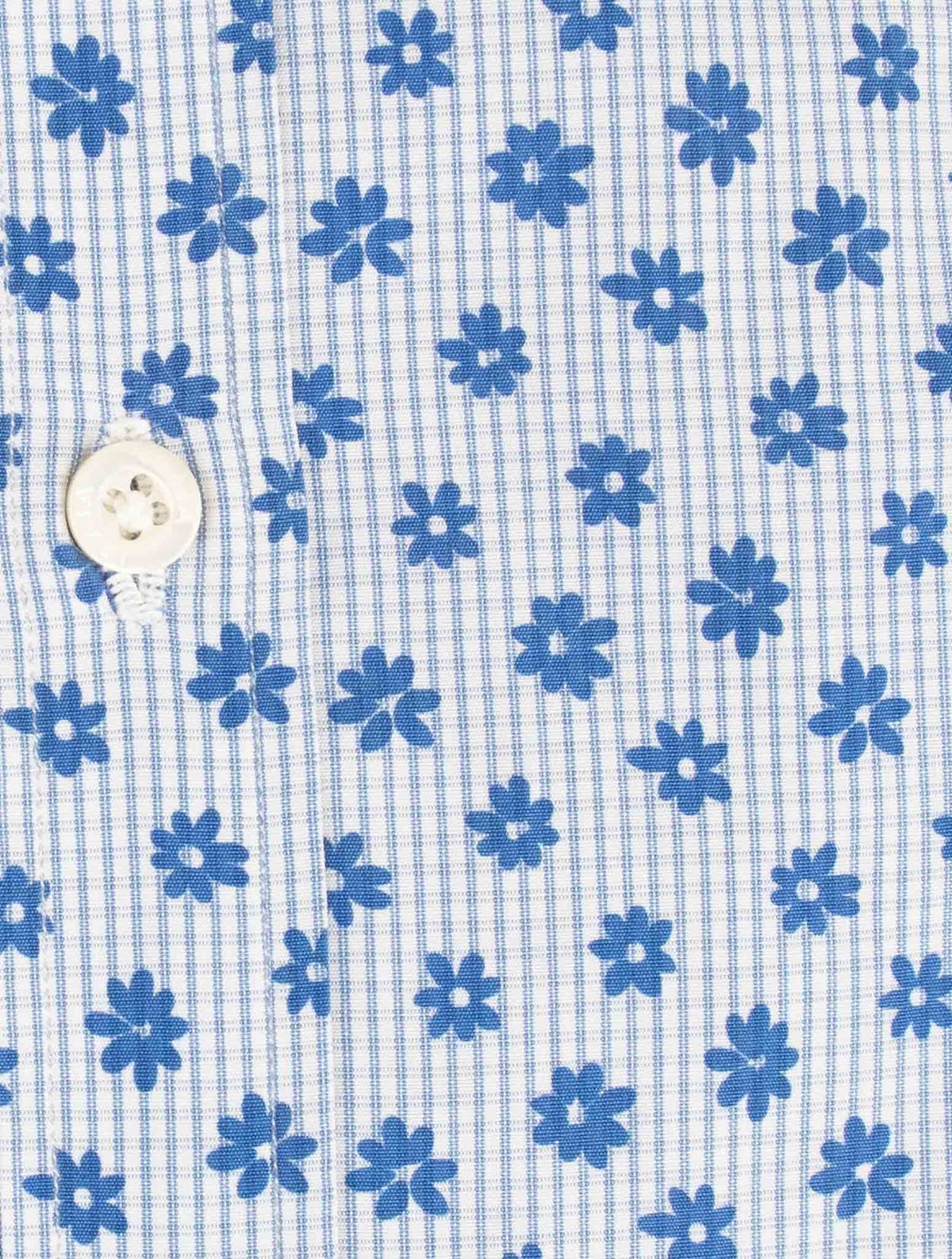 Isaia Blue Cotton Shirt