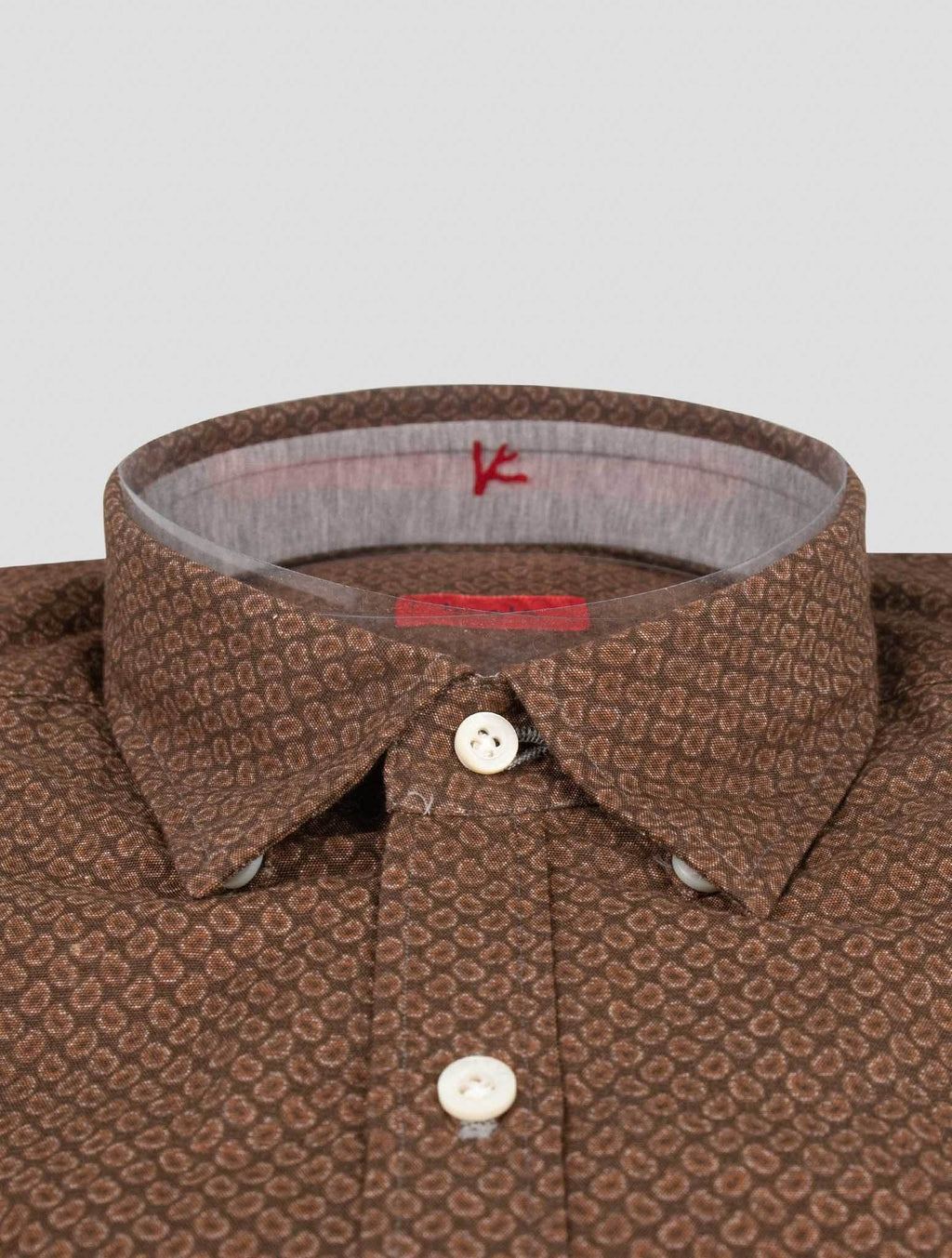 Isaia Isaia Brown Cotton Shirt Brown 001