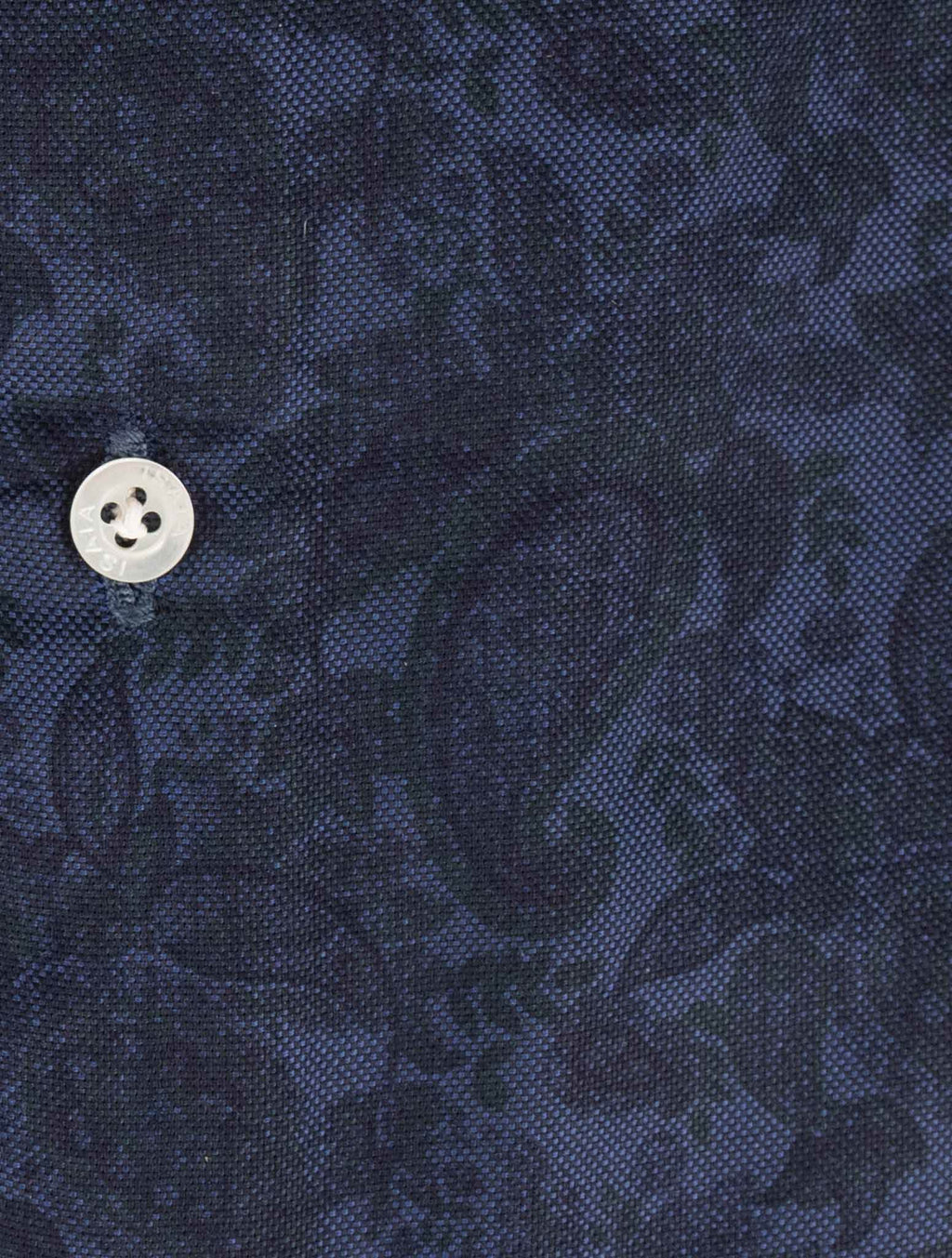 Isaia Blue Cotton Shirt