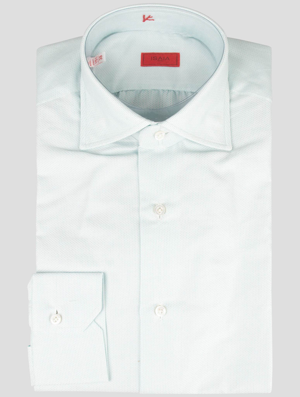 Isaia Isaia Light Blue Cotton Shirt Light Blue 000