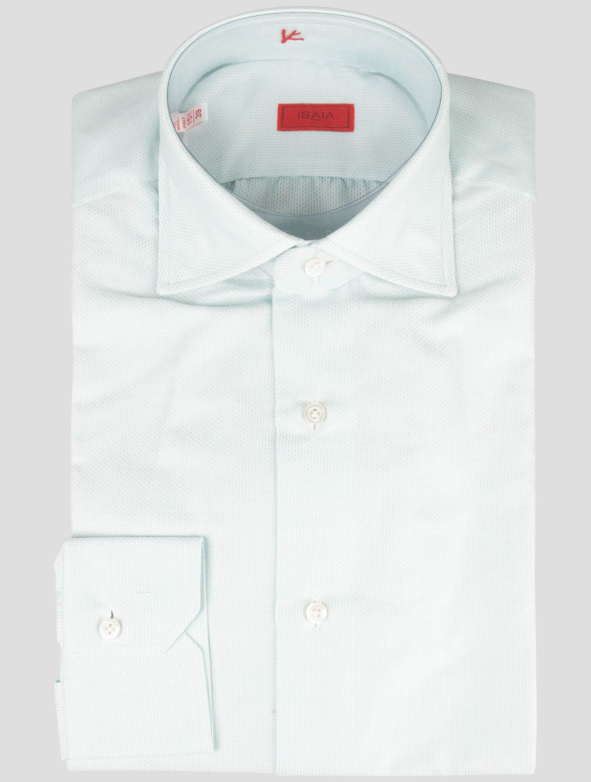 Isaia Isaia Light Blue Cotton Shirt Light Blue 000