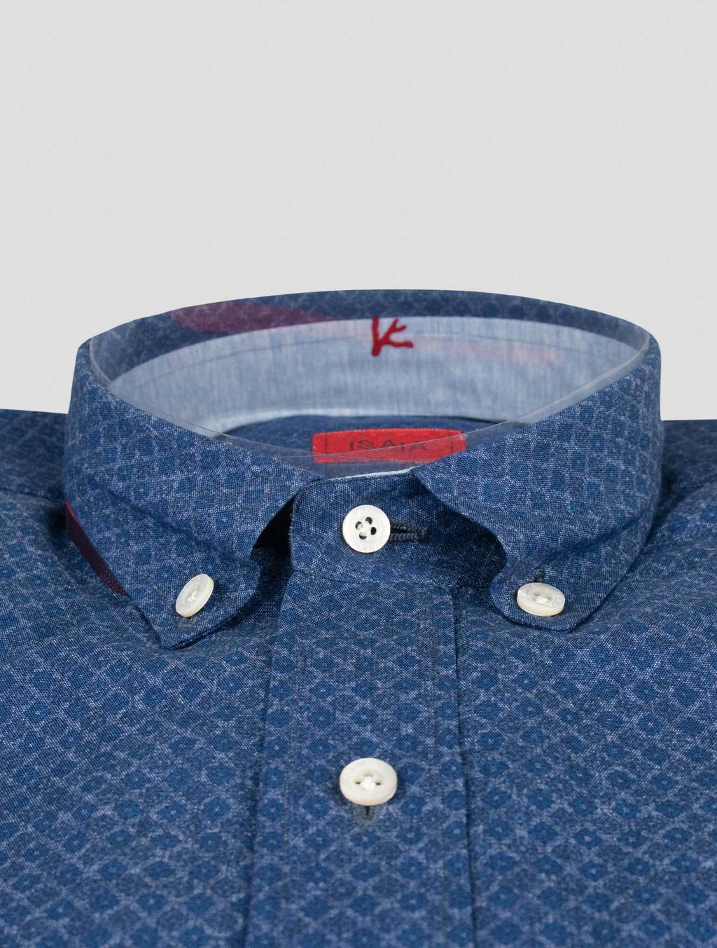 Isaia Isaia Blue Cotton Shirt Blue 001