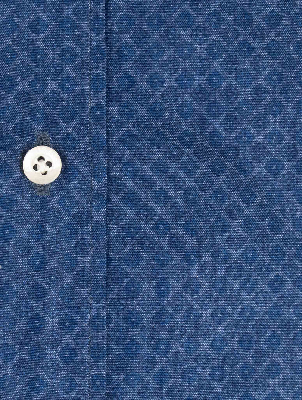 Isaia Blue Cotton Shirt