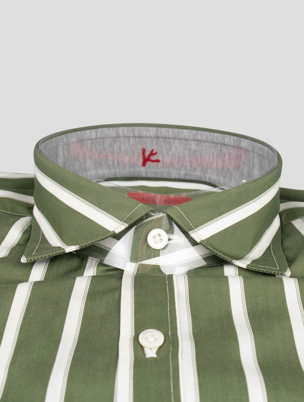 Isaia Isaia Green Cotton Shirt Green 001