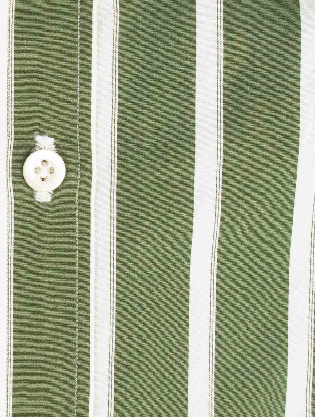 Isaia Green Cotton Shirt