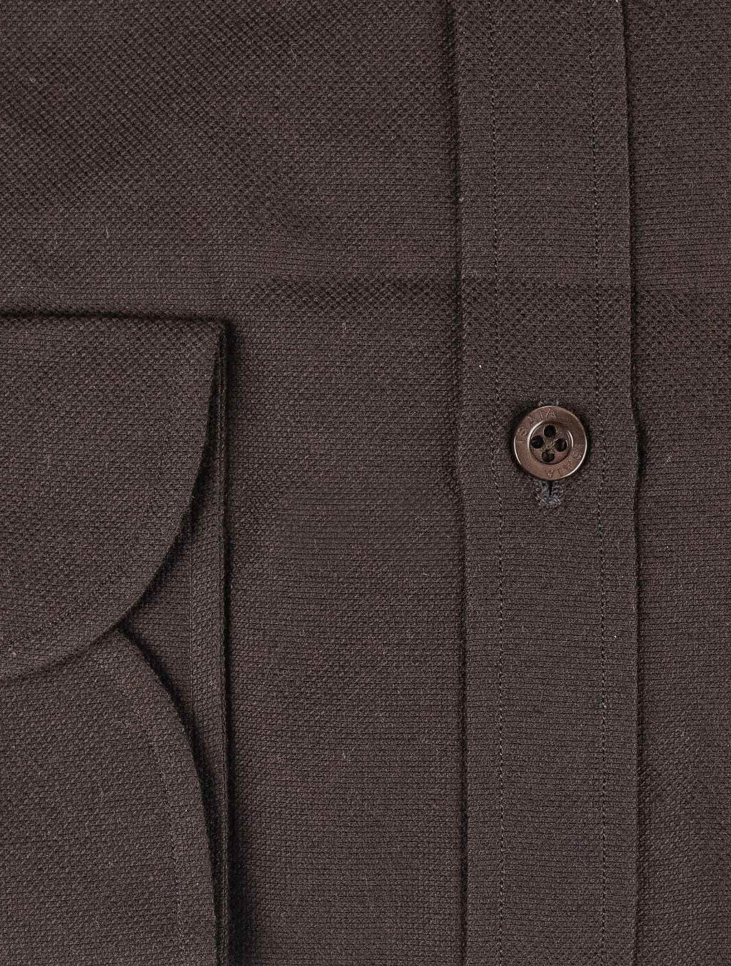 Isaia Blue Cotton Cashmere Shirt