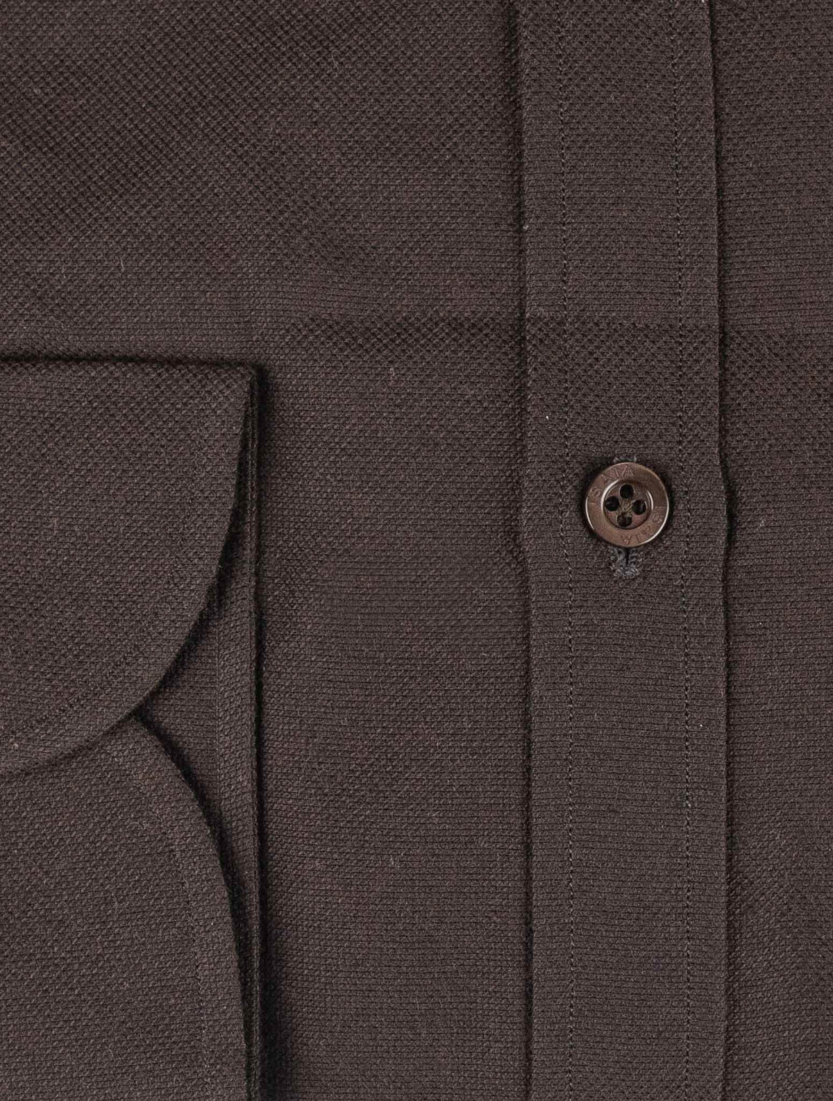 Isaia Blue Cotton Cashmere Shirt
