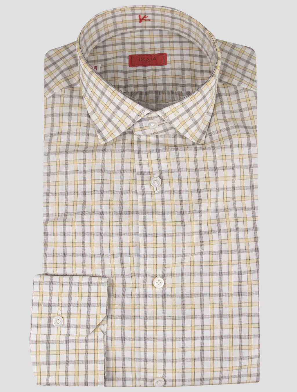 Isaia Multicolor Cotton Shirt