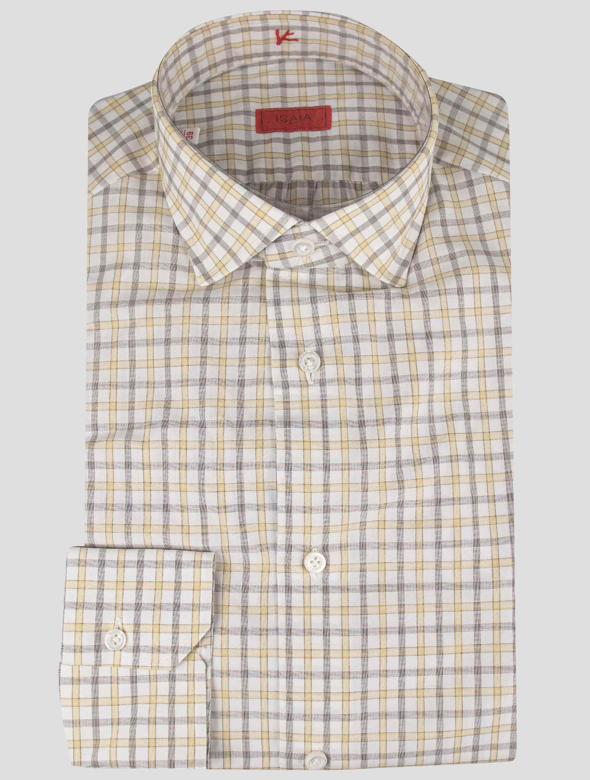 Isaia Multicolor Cotton Shirt