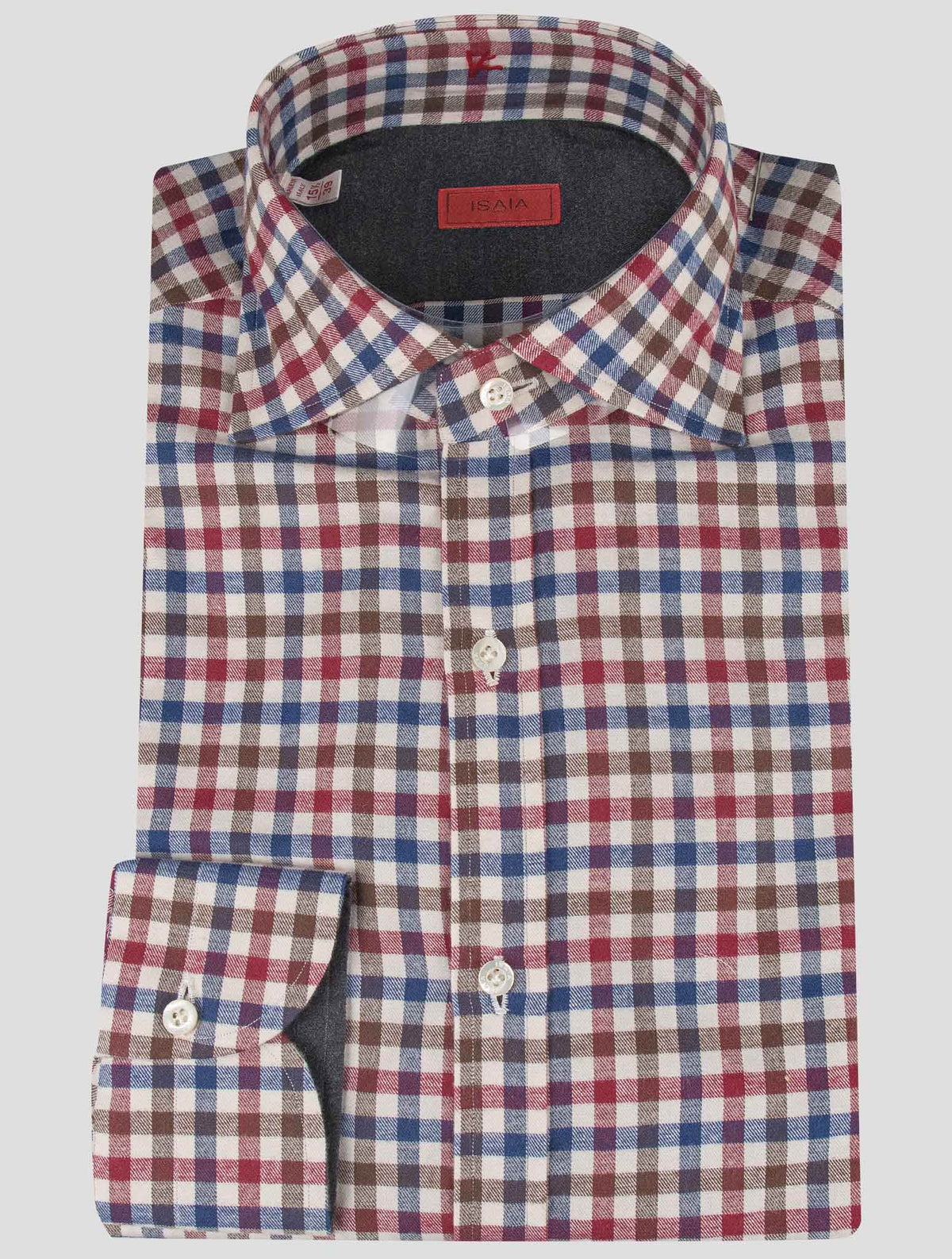 Isaia Multicolor Cotton Shirt