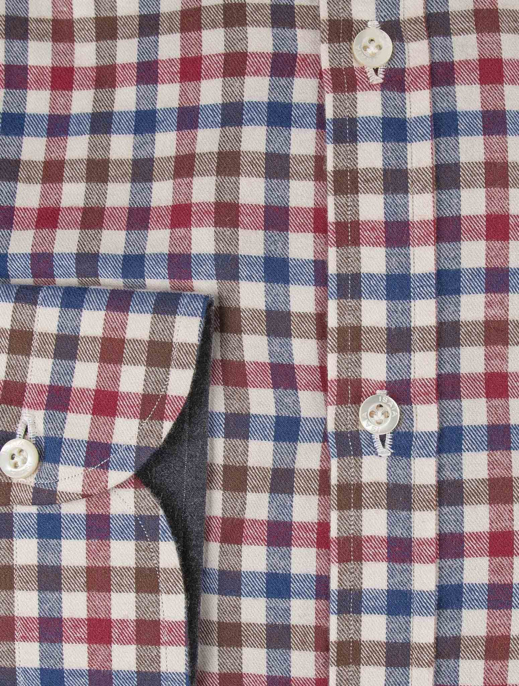 Isaia Multicolor Cotton Shirt