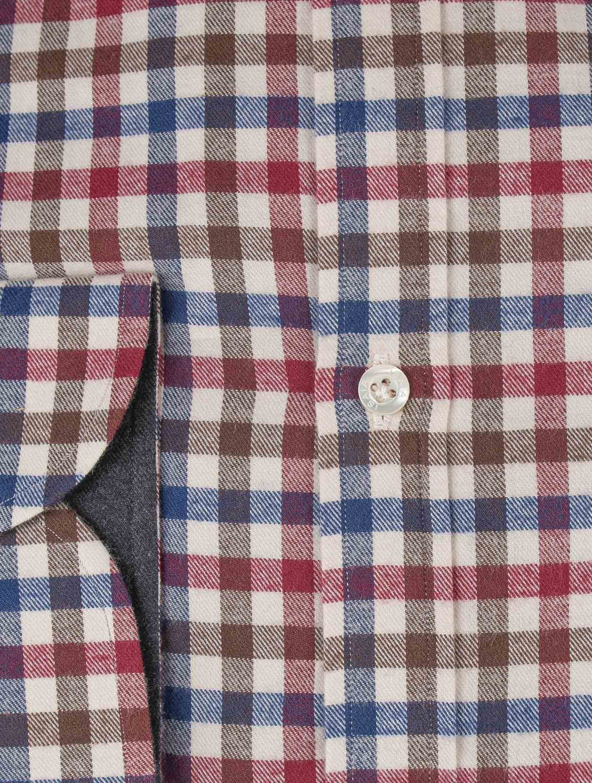 Isaia Multicolor Cotton Shirt
