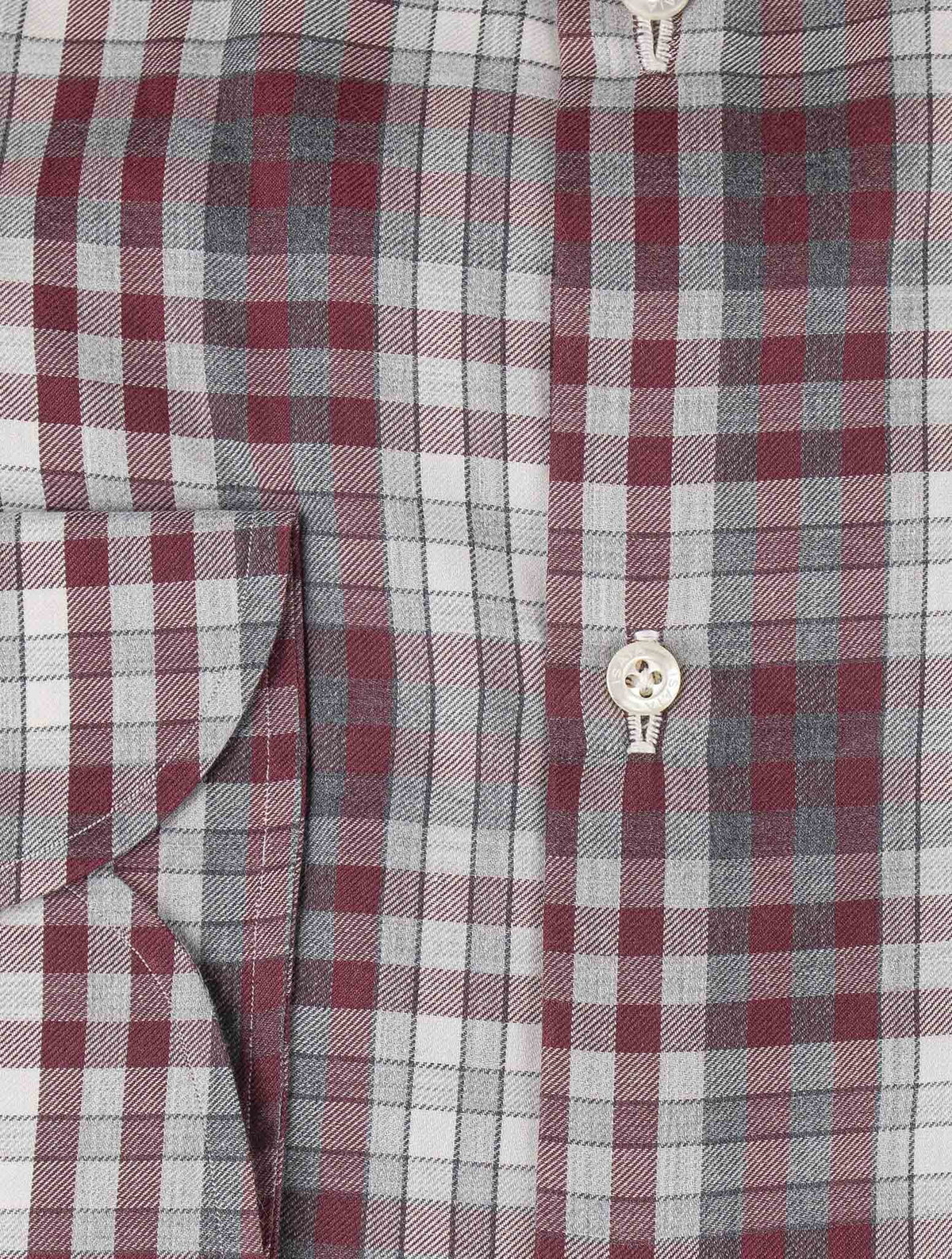 Isaia Multicolor Cotton Shirt