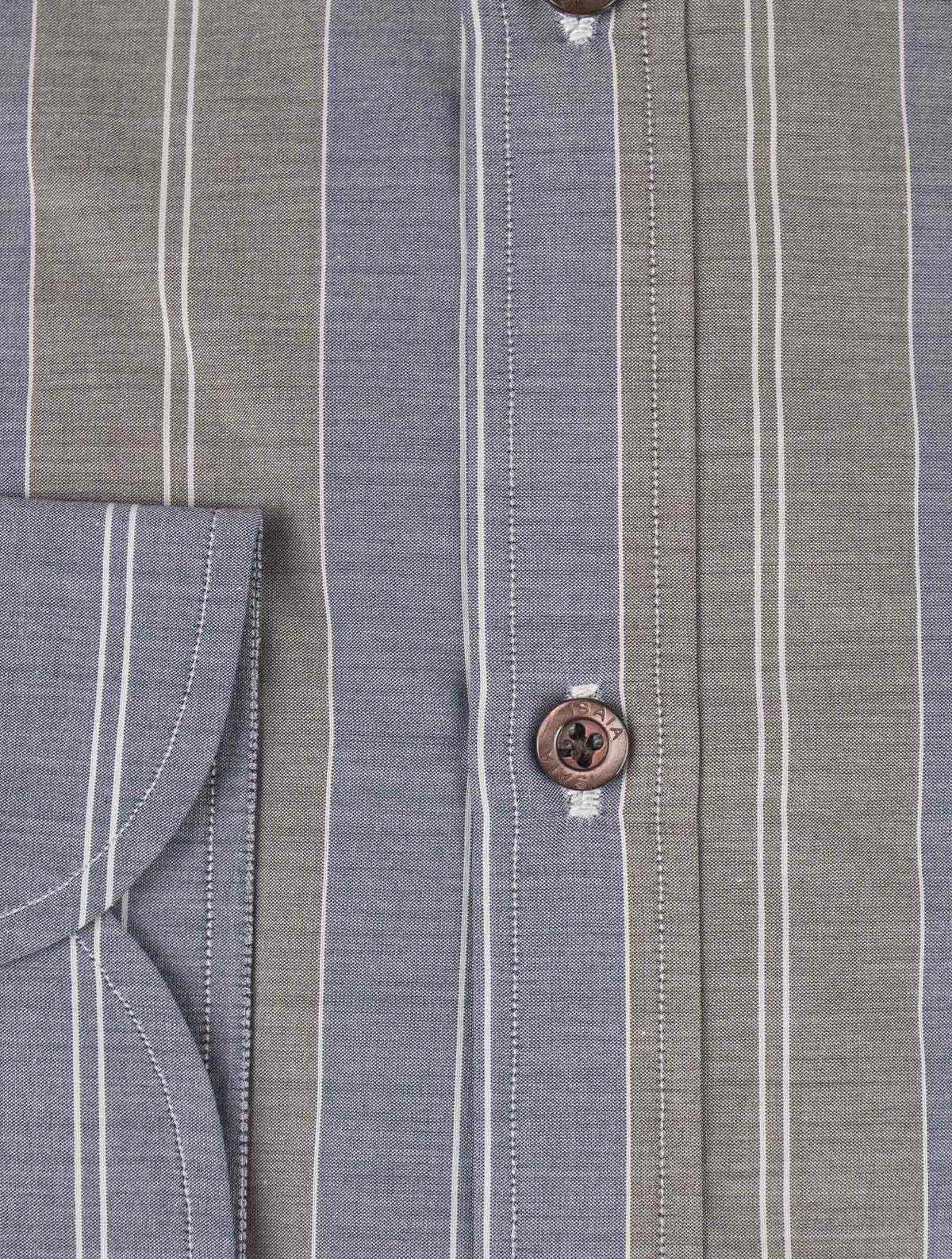 Isaia Multicolor Cotton Shirt