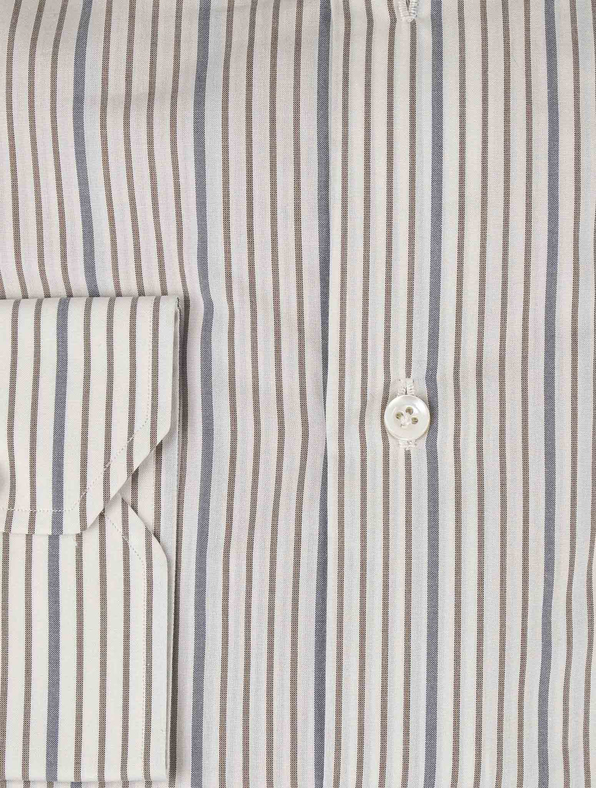 Isaia Multicolor Cotton Shirt