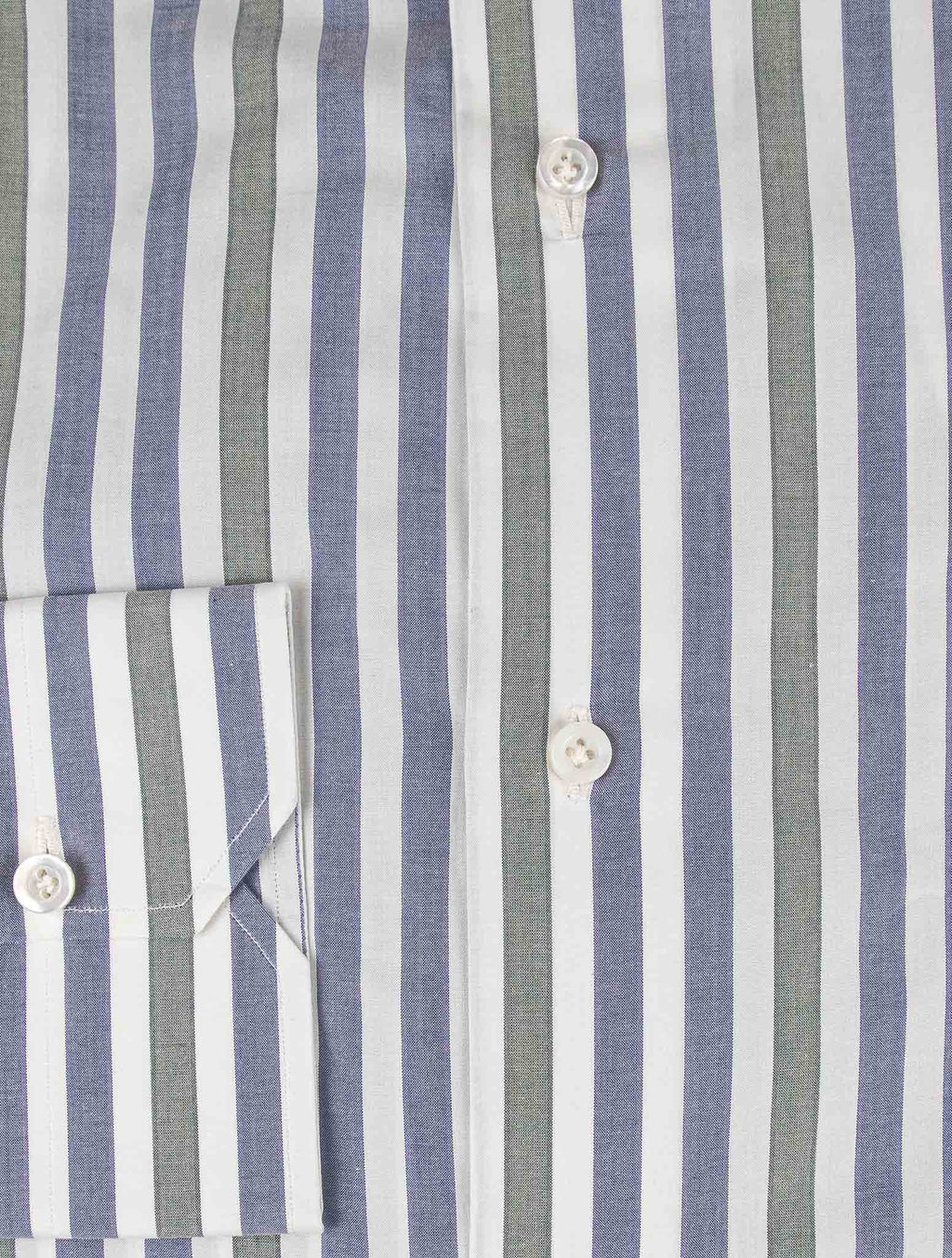 Isaia Multicolor Cotton Shirt